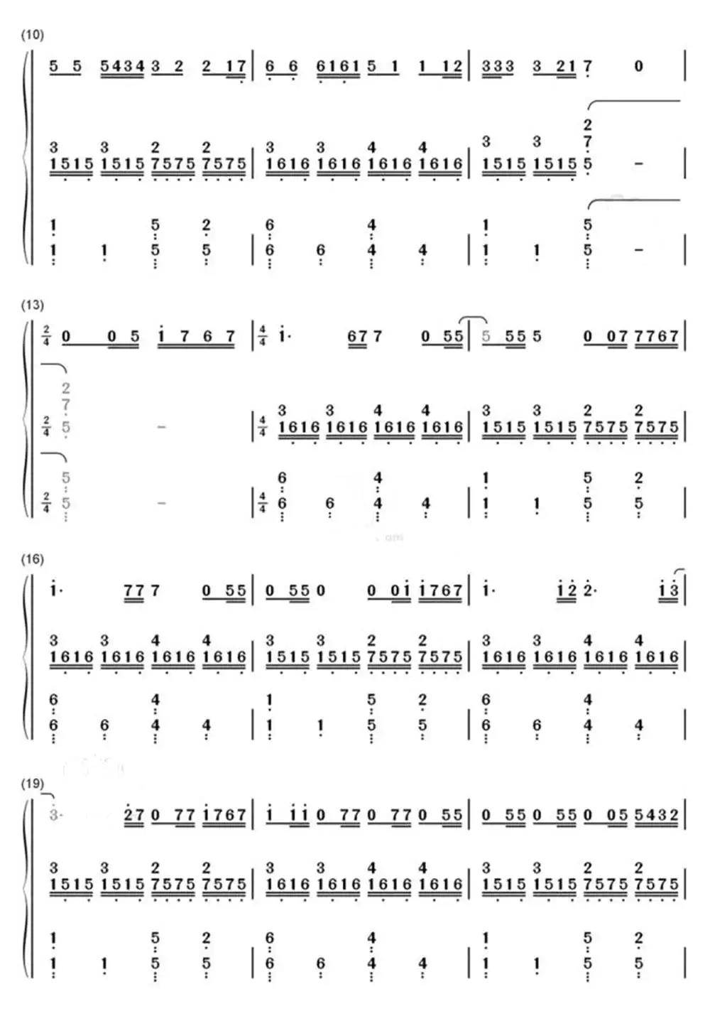 来自天堂的魔鬼简谱-虫虫乐谱