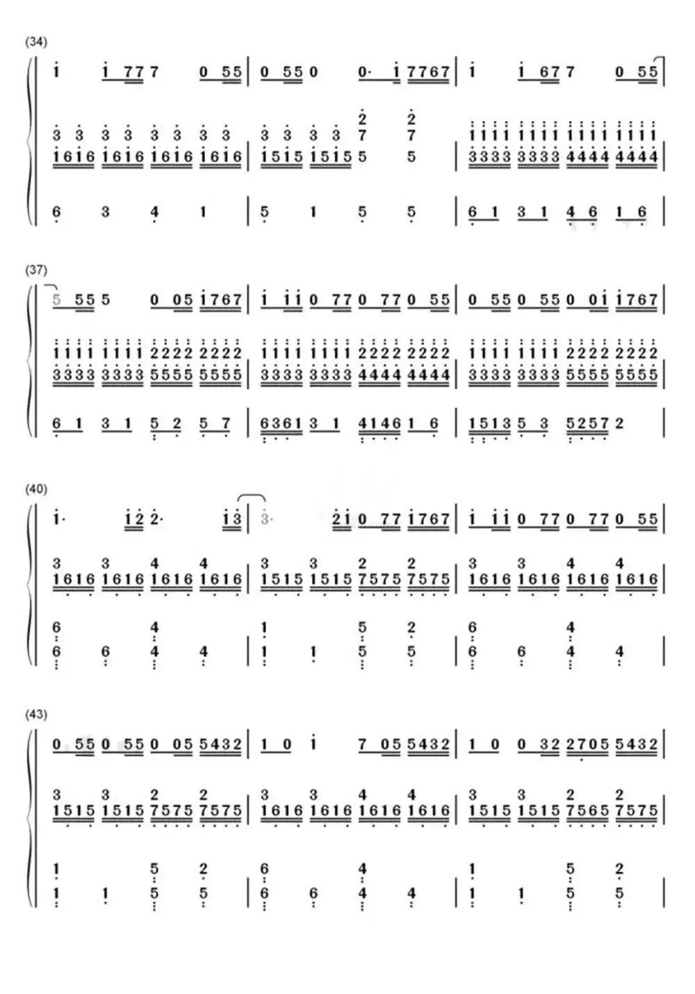 来自天堂的魔鬼简谱-虫虫乐谱