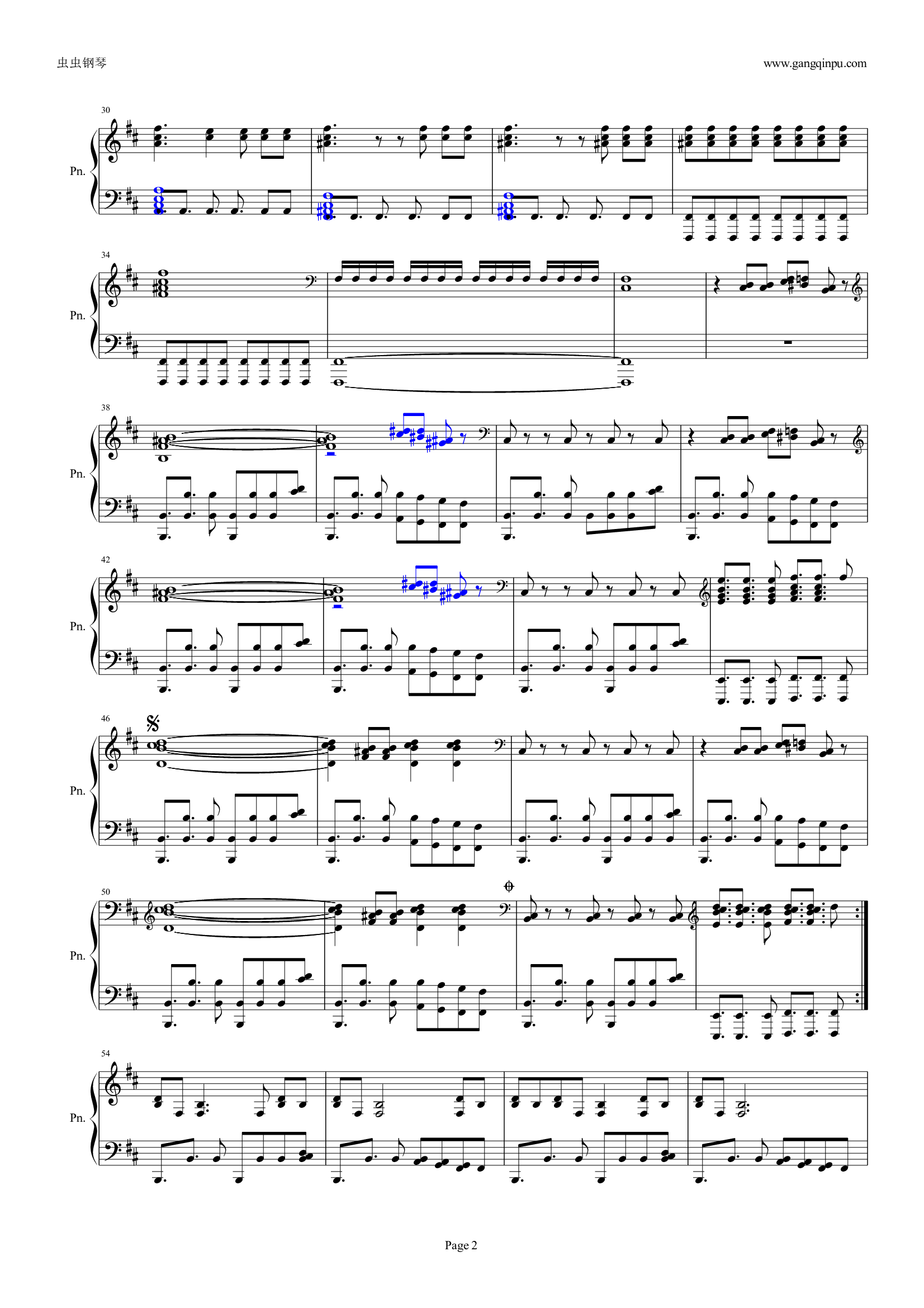 psy - 江南style（单钢琴谱）（在MJH双钢琴的基础之上修改整理）