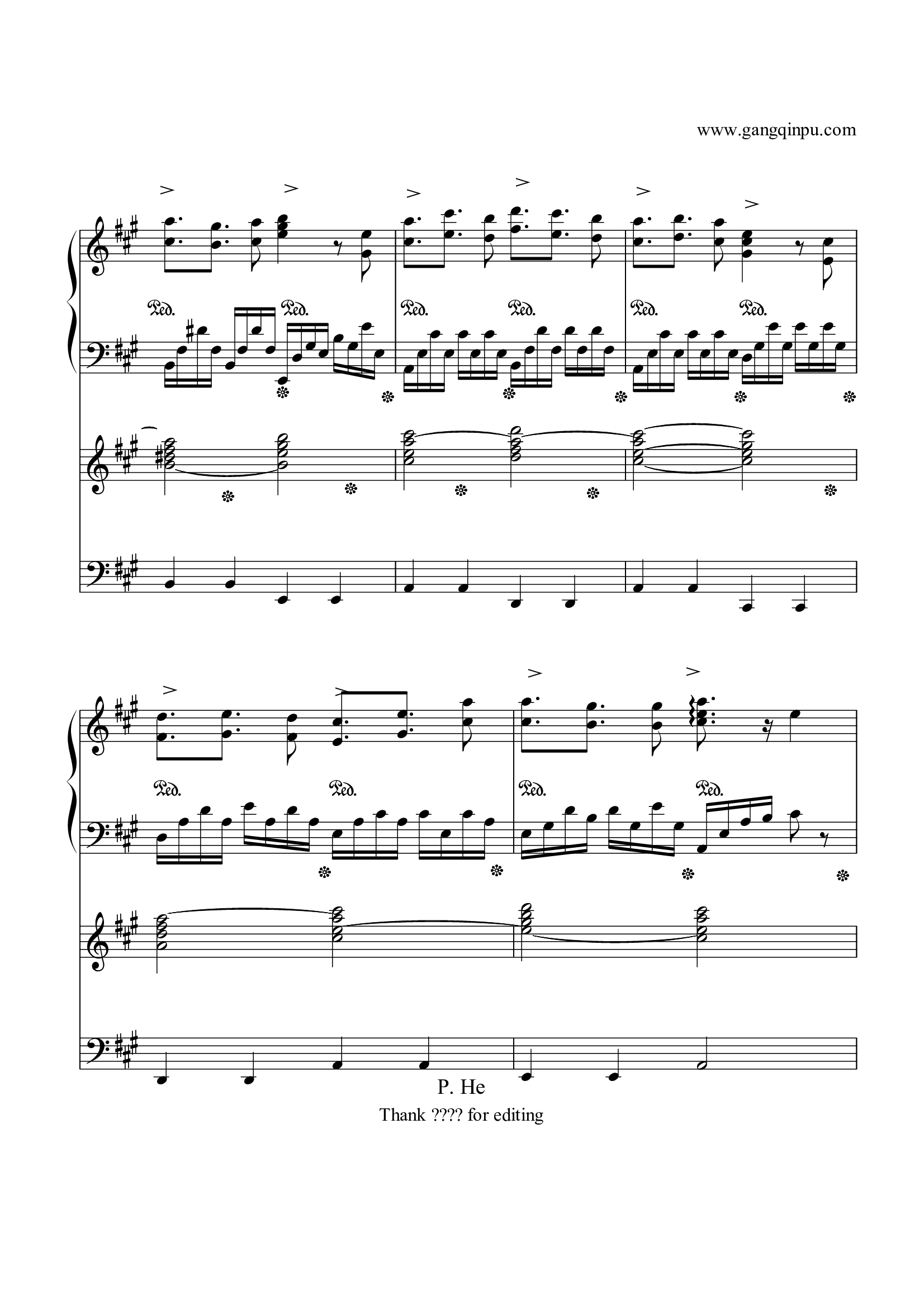 歌剧魅影插曲（序曲）