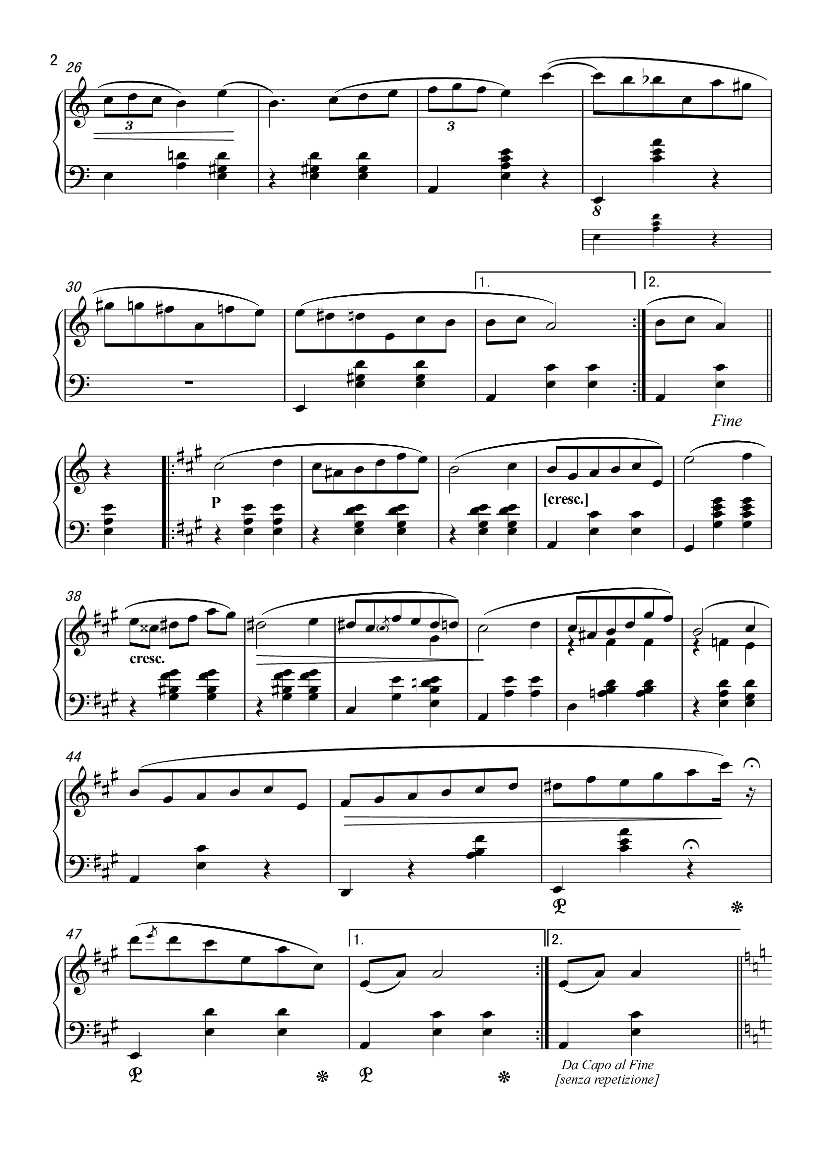 肖邦a小调玛祖卡 wn 60钢琴谱-月之创造者-虫虫乐谱