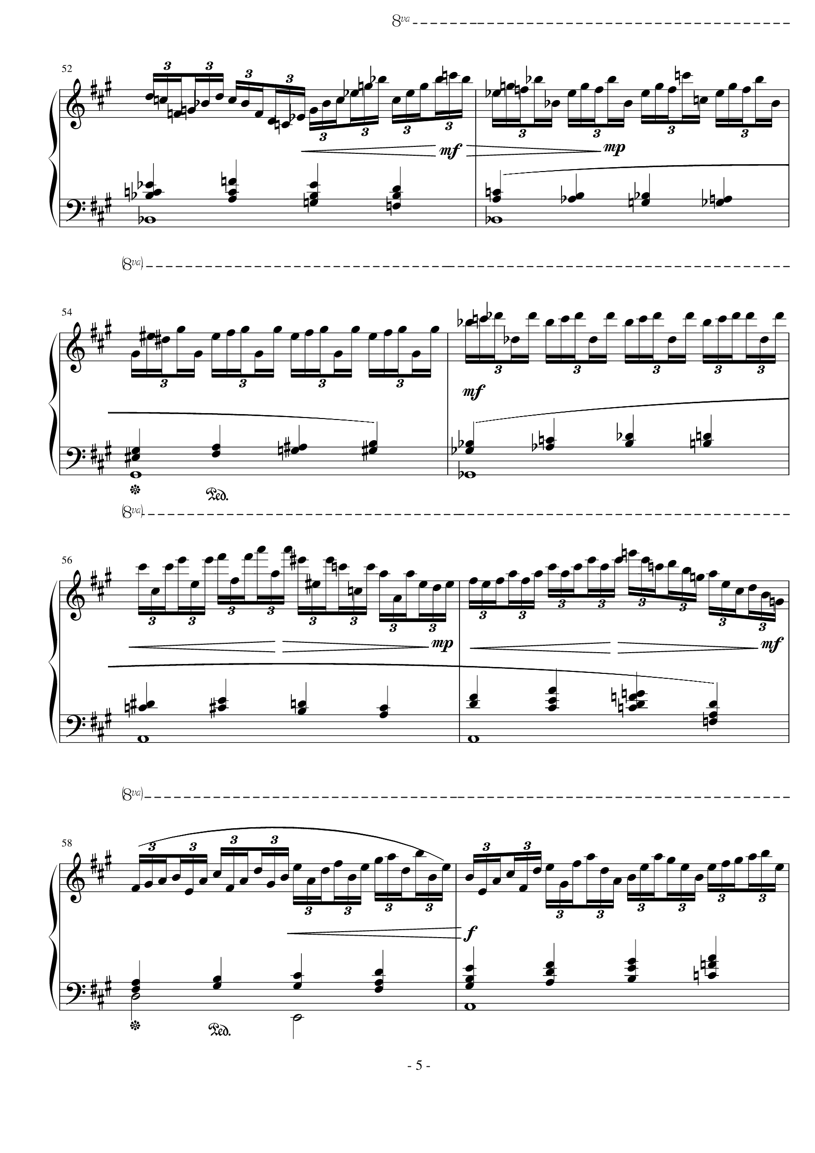 在那东山顶上, 小狂想曲