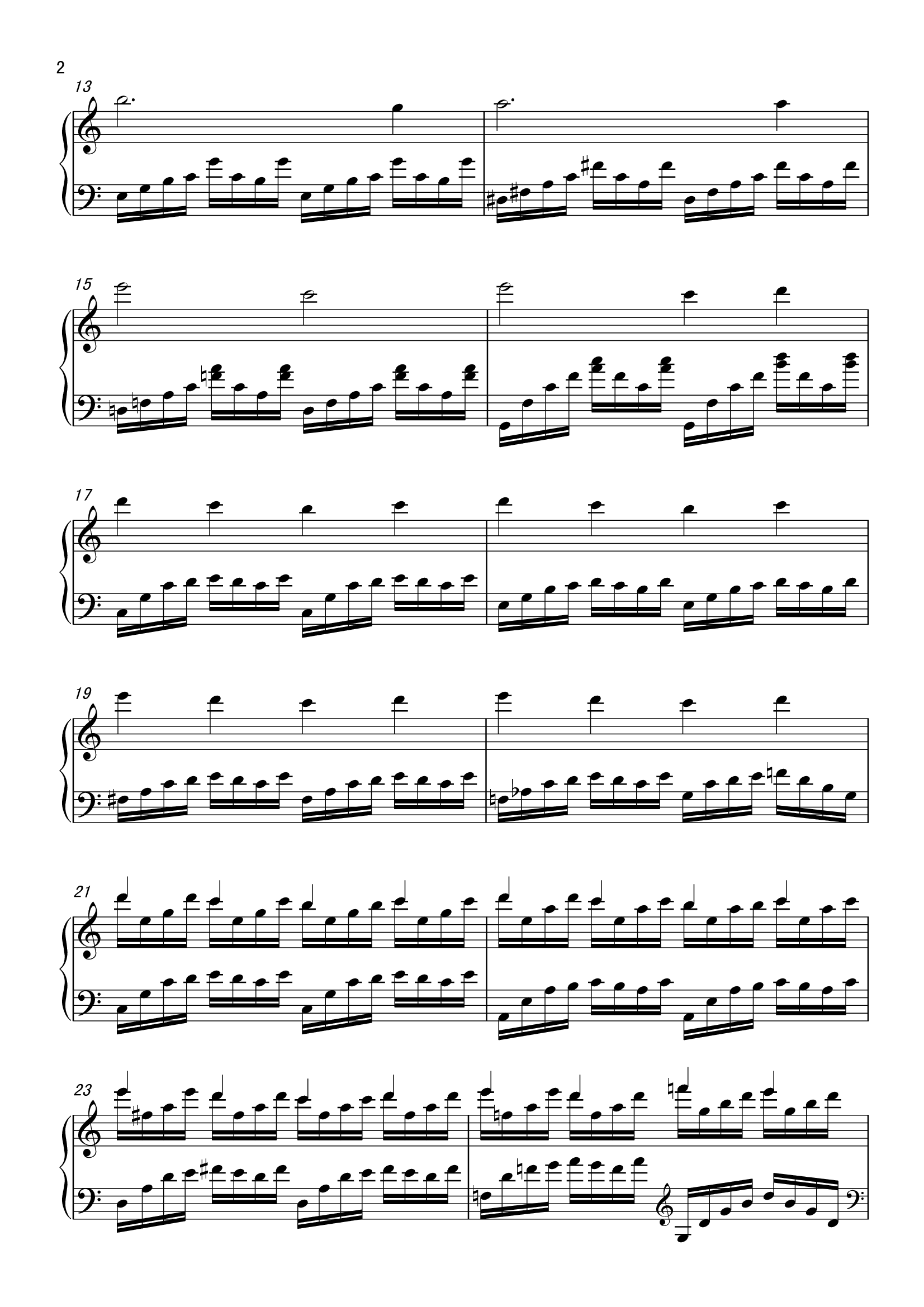 《不能说的秘密》三手联弹 独奏改编