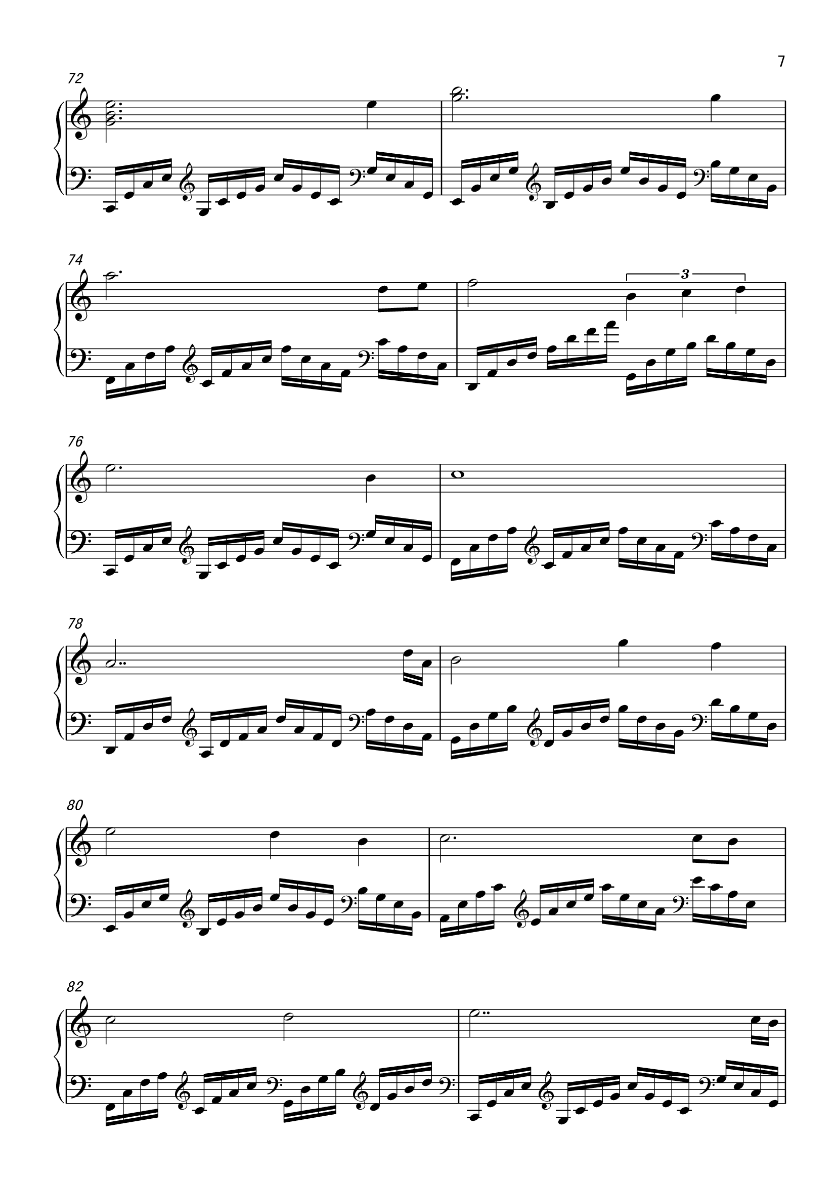 《不能说的秘密》三手联弹 独奏改编