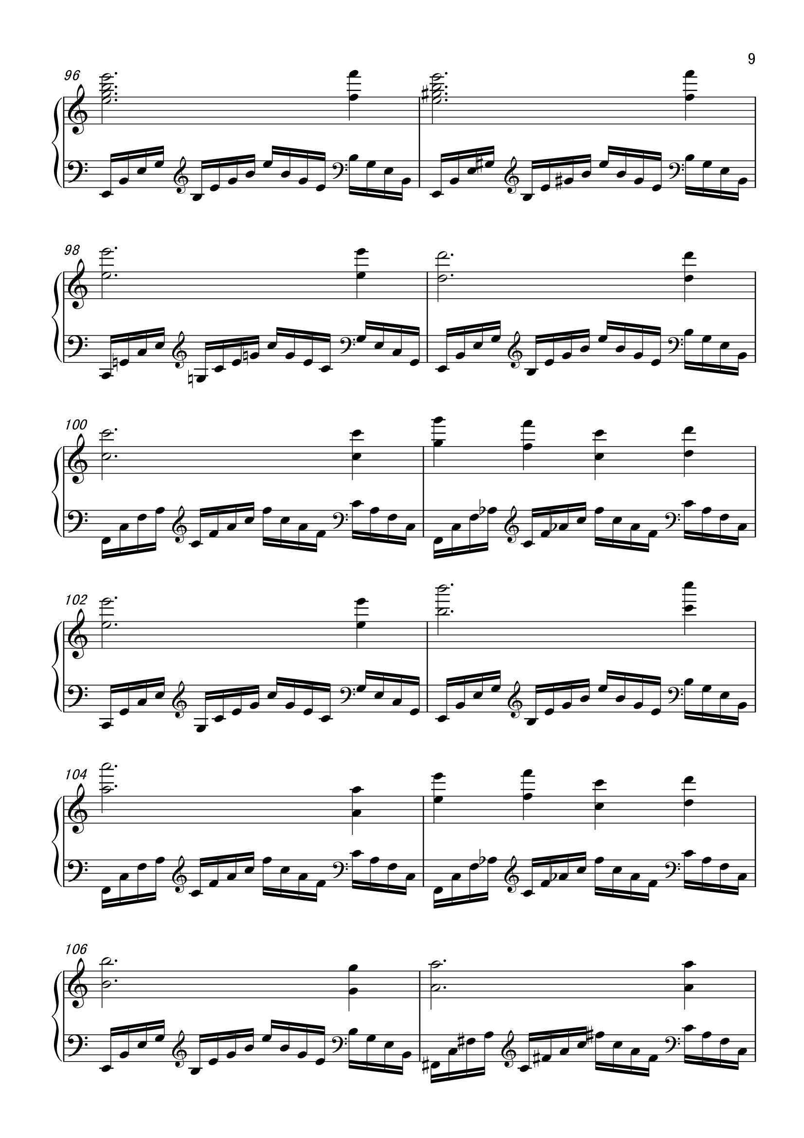 《不能说的秘密》三手联弹 独奏改编