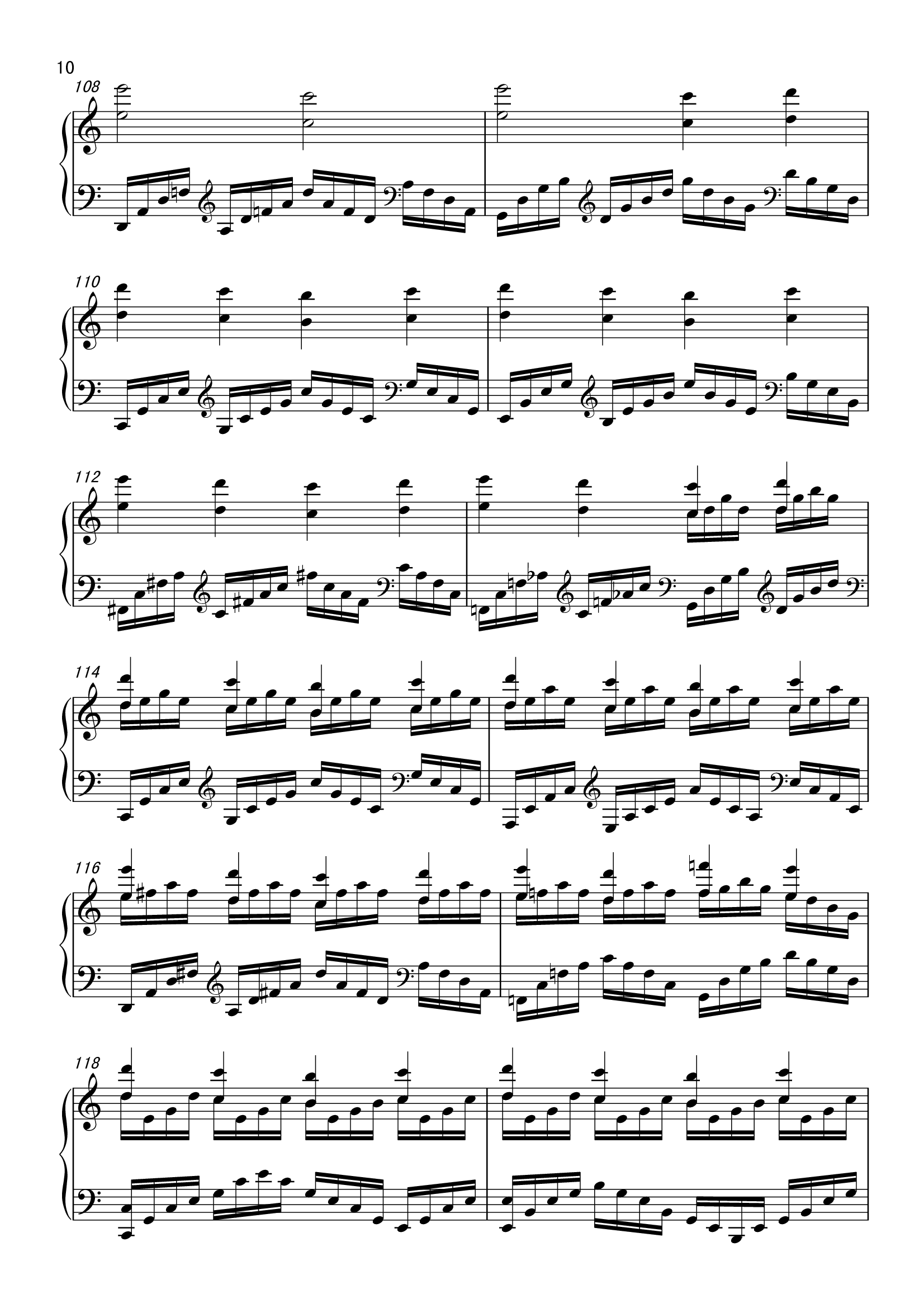 《不能说的秘密》三手联弹 独奏改编