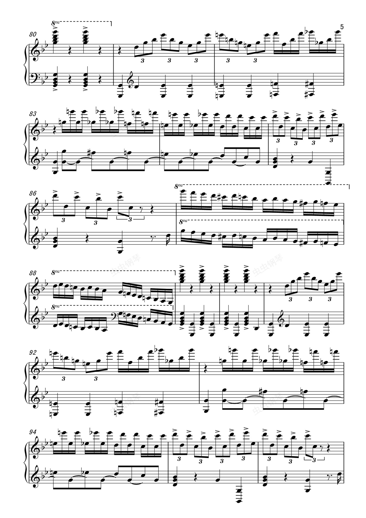 马克西姆-安魂曲,马克西姆-安魂曲钢琴谱,马克西姆-安魂曲bb调钢琴谱