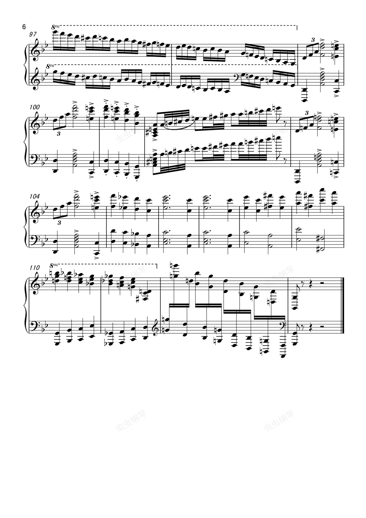 马克西姆-安魂曲,马克西姆-安魂曲钢琴谱,马克西姆-安魂曲bb调钢琴谱