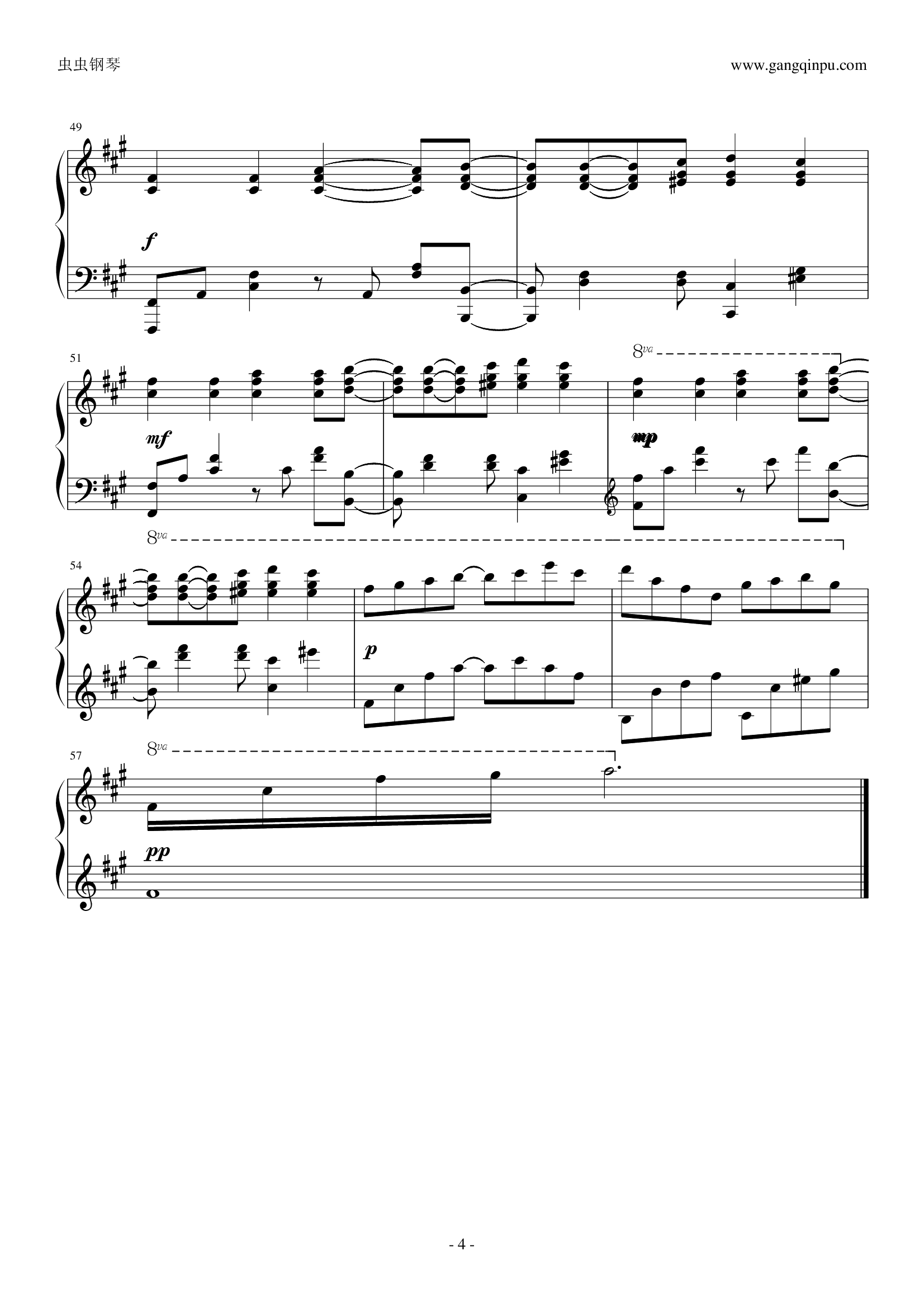 sorry,sorry钢琴谱-xuexue20110111-虫虫乐谱