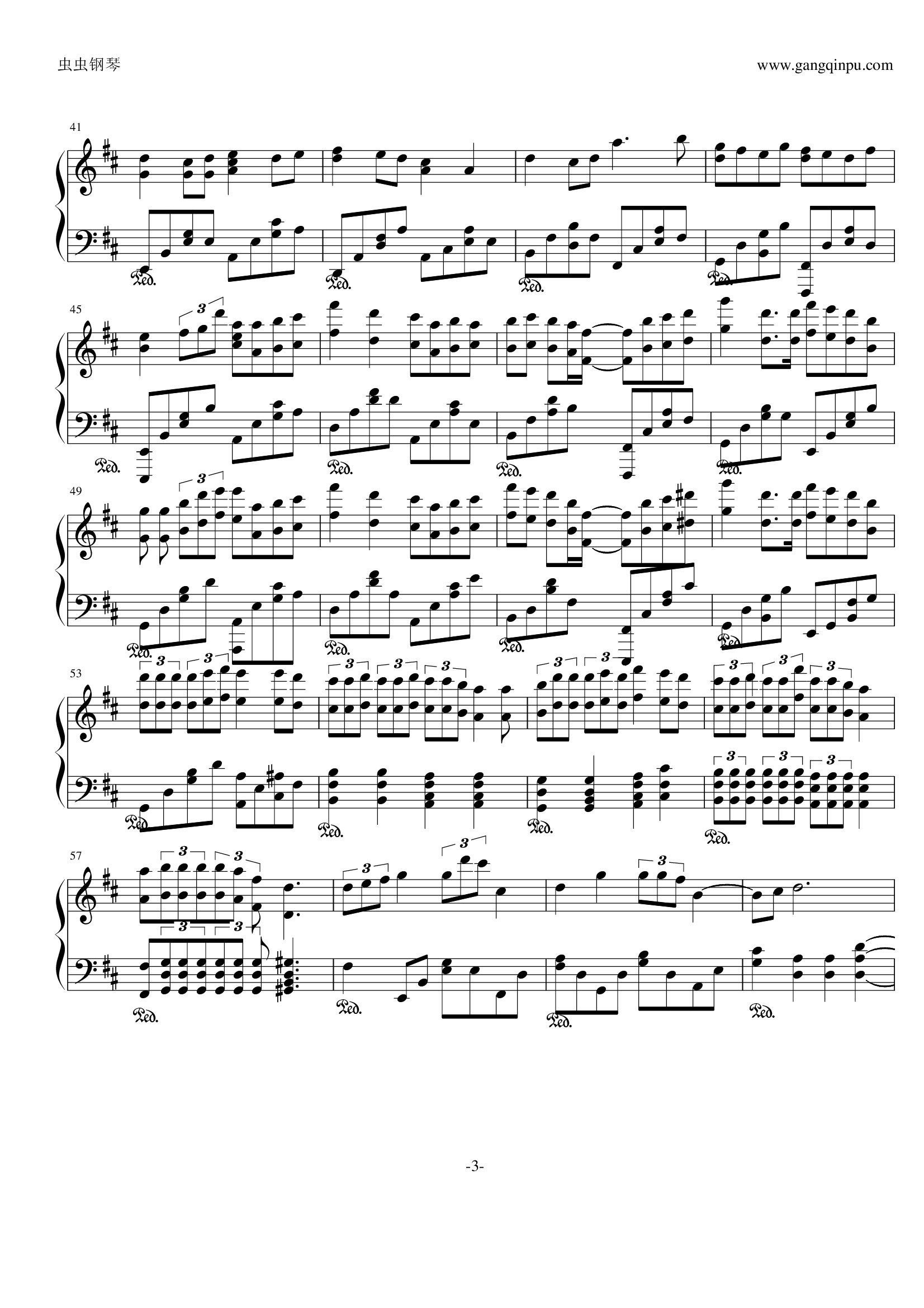 k歌之王钢琴谱-devgru-虫虫乐谱