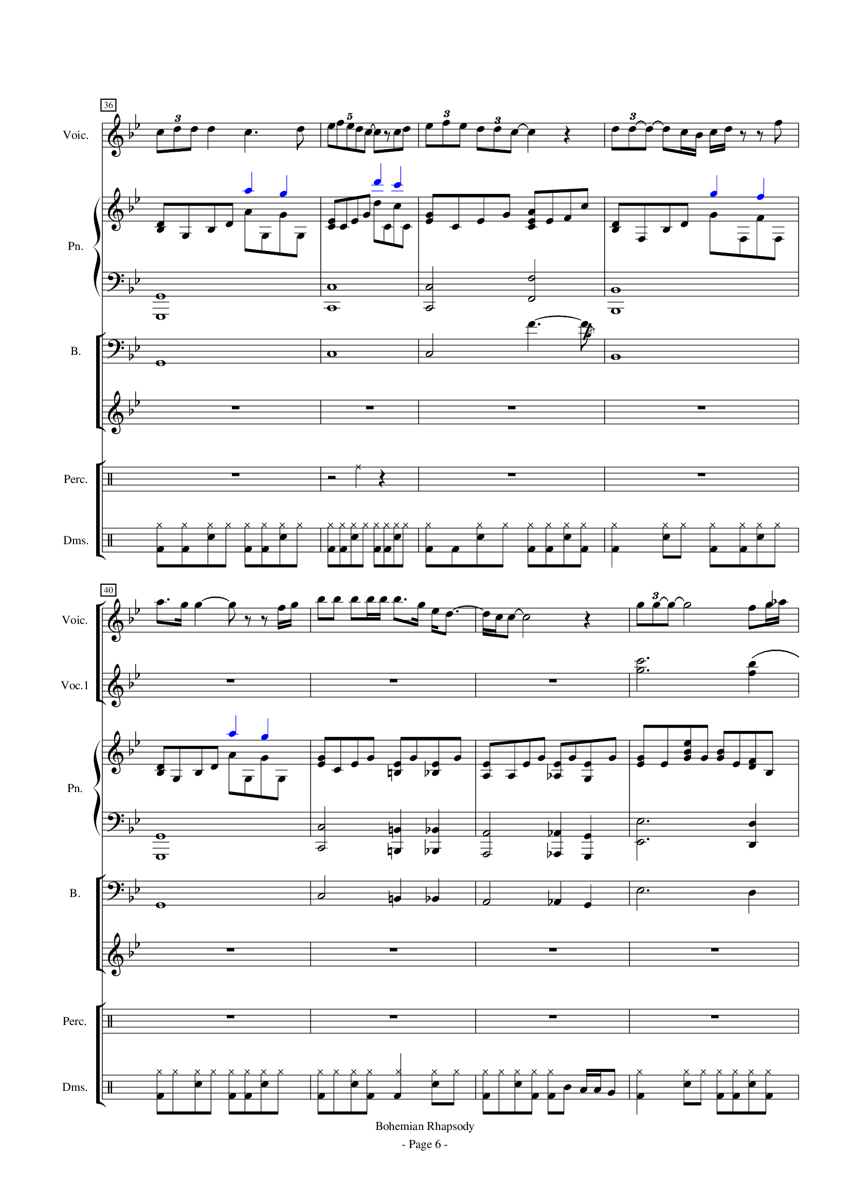 Bohemian Rhapsody-波西米亚狂想曲
