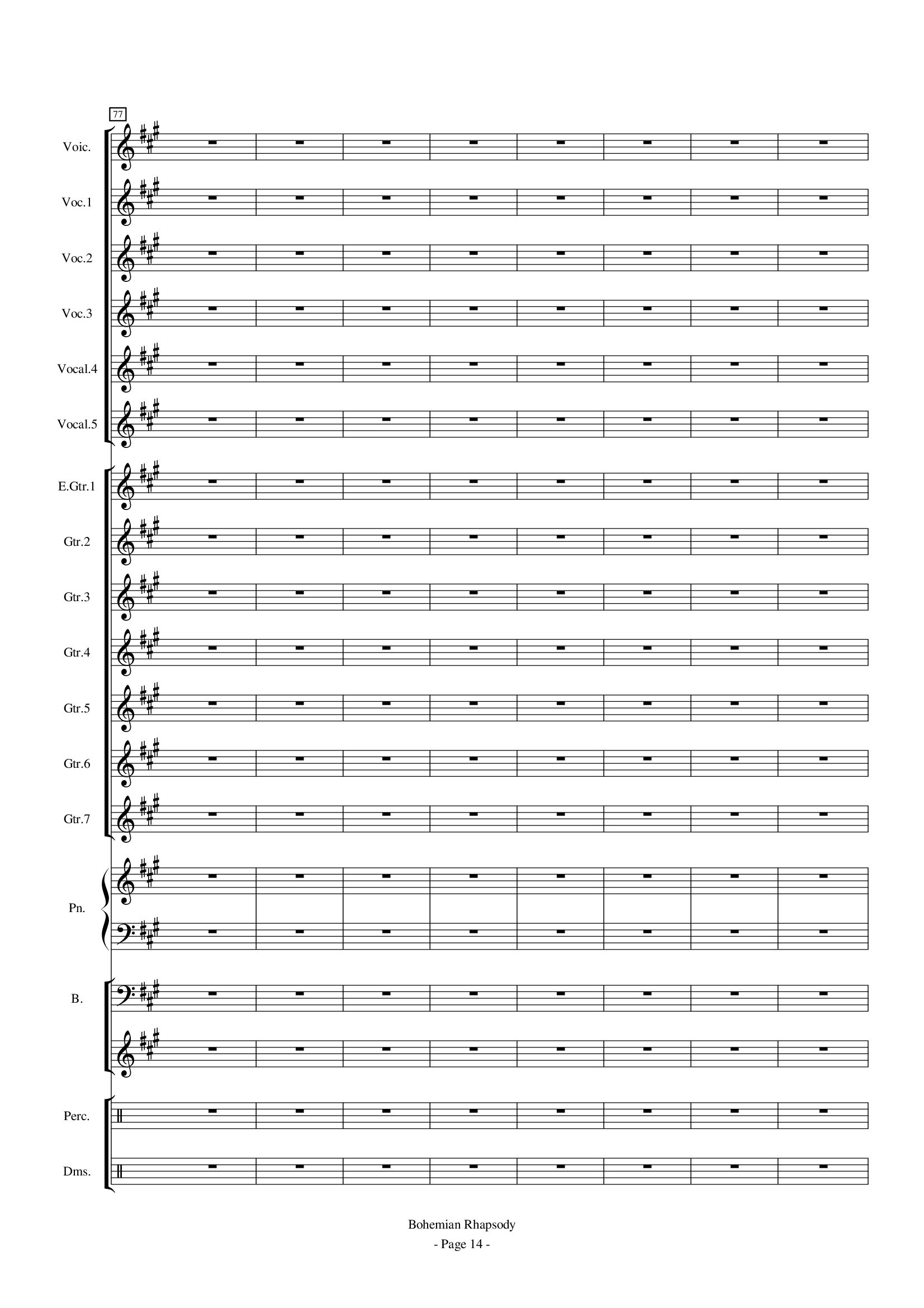 Bohemian Rhapsody-波西米亚狂想曲