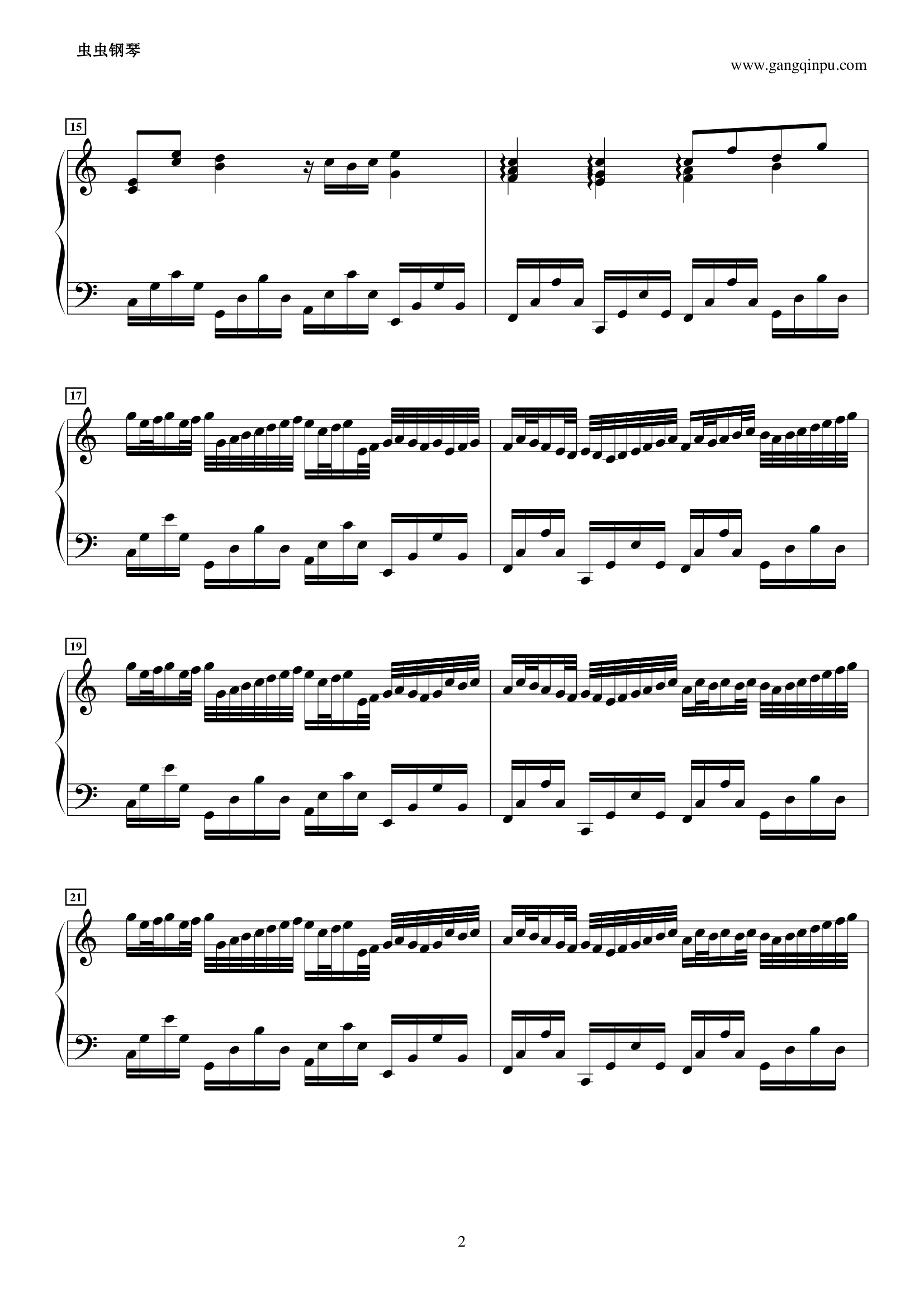 Canon Adapted for Piano, Original 卡农巴洛克原版的钢琴变奏