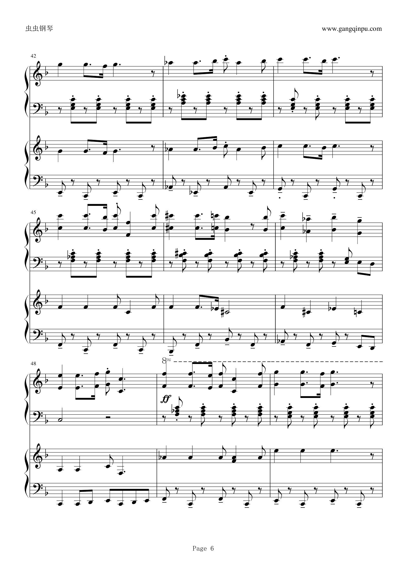 【四手联弹】红色警戒3主题曲《苏维埃进行曲》Soviet March 修改