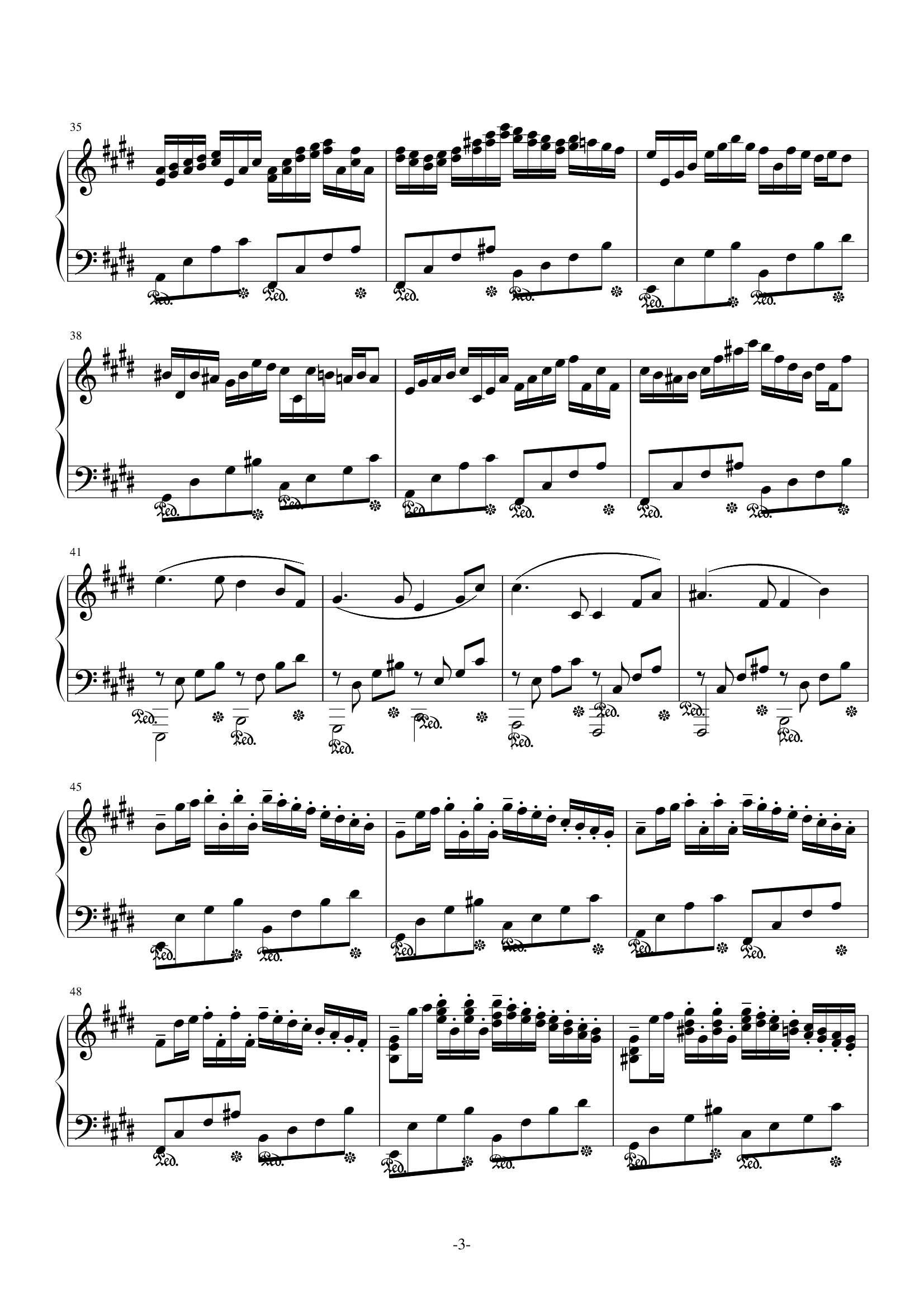 H21-E大调卡农（钢琴）