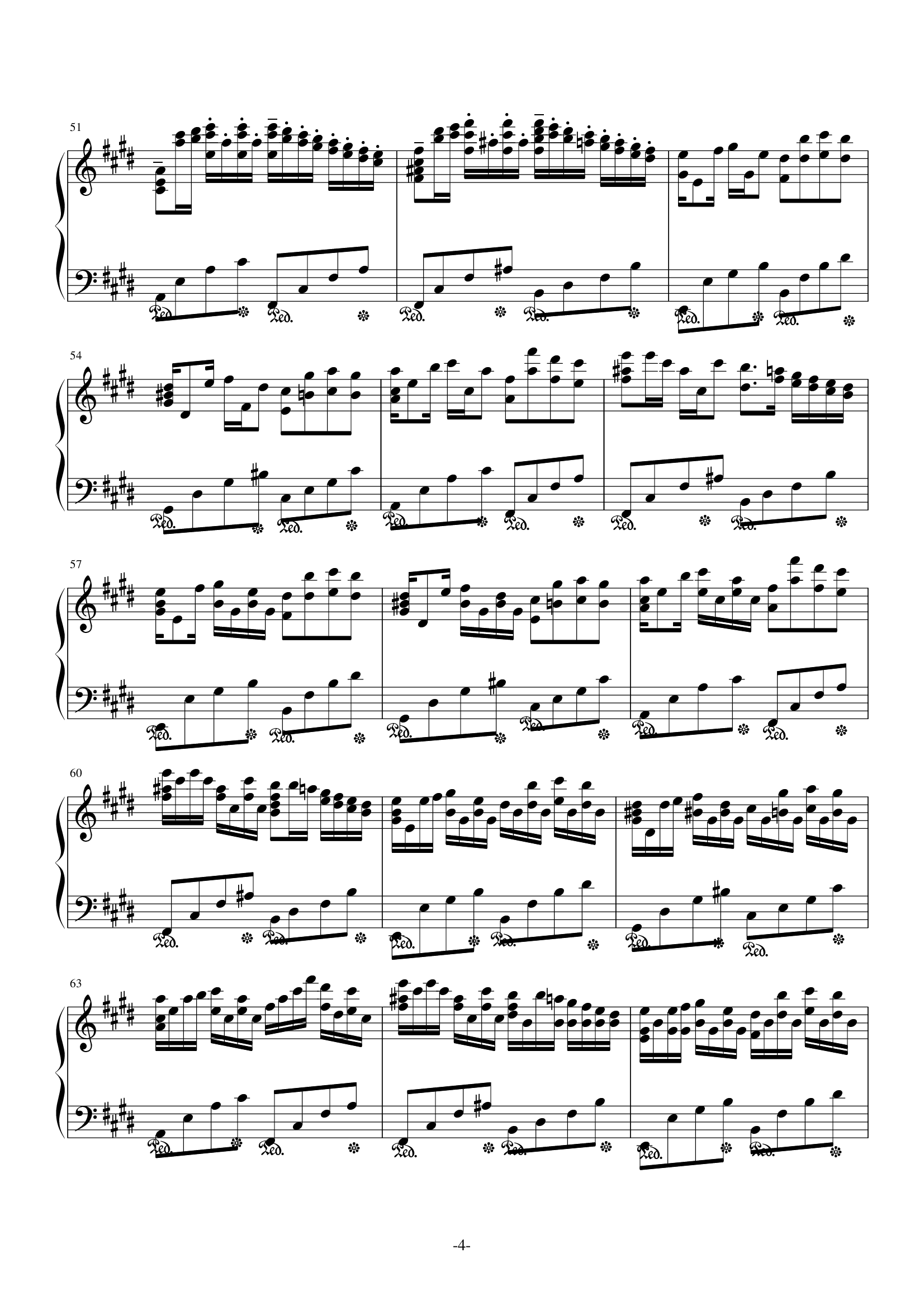 H21-E大调卡农（钢琴）