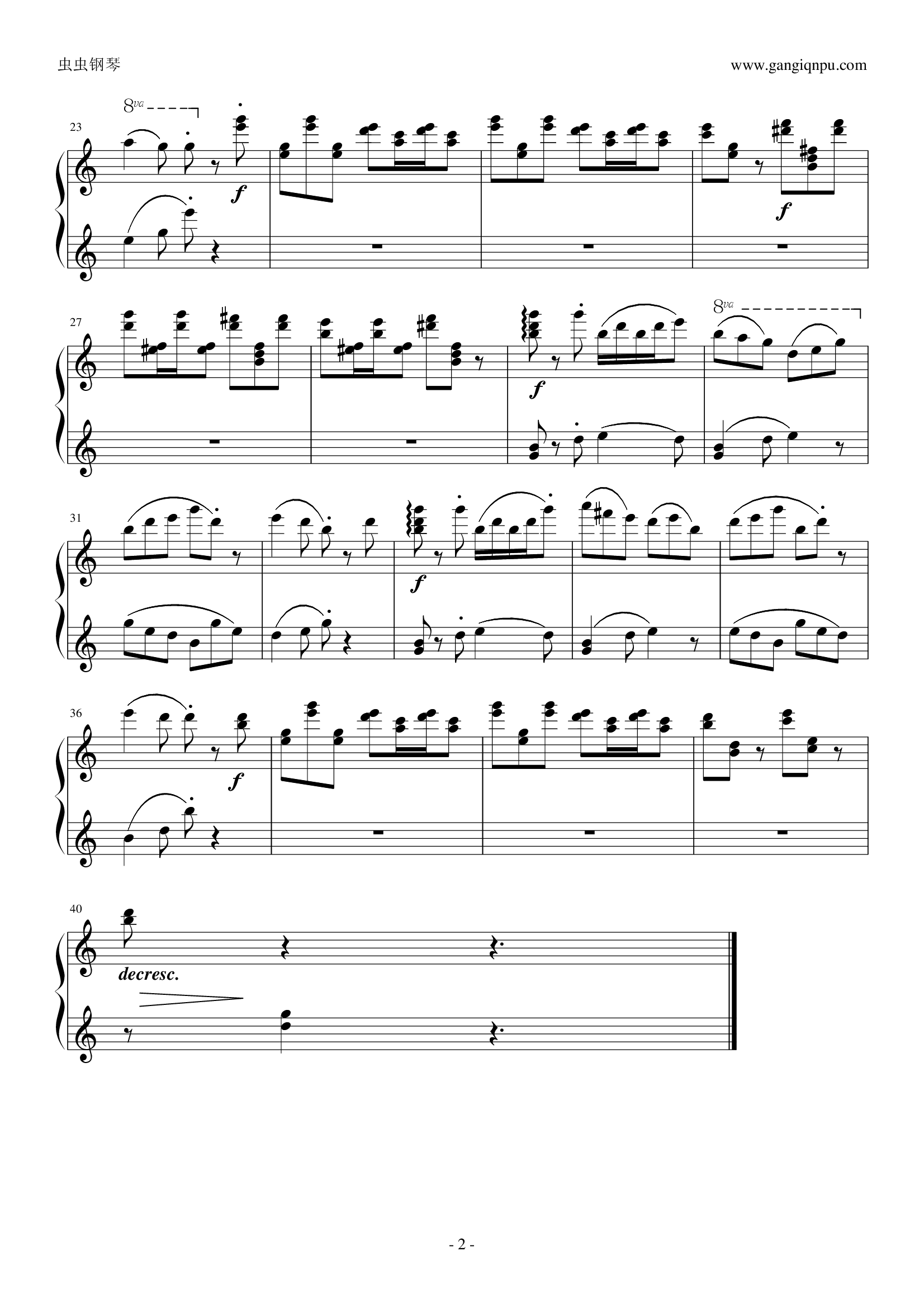 郊外去钢琴谱-zxxzxx-虫虫乐谱