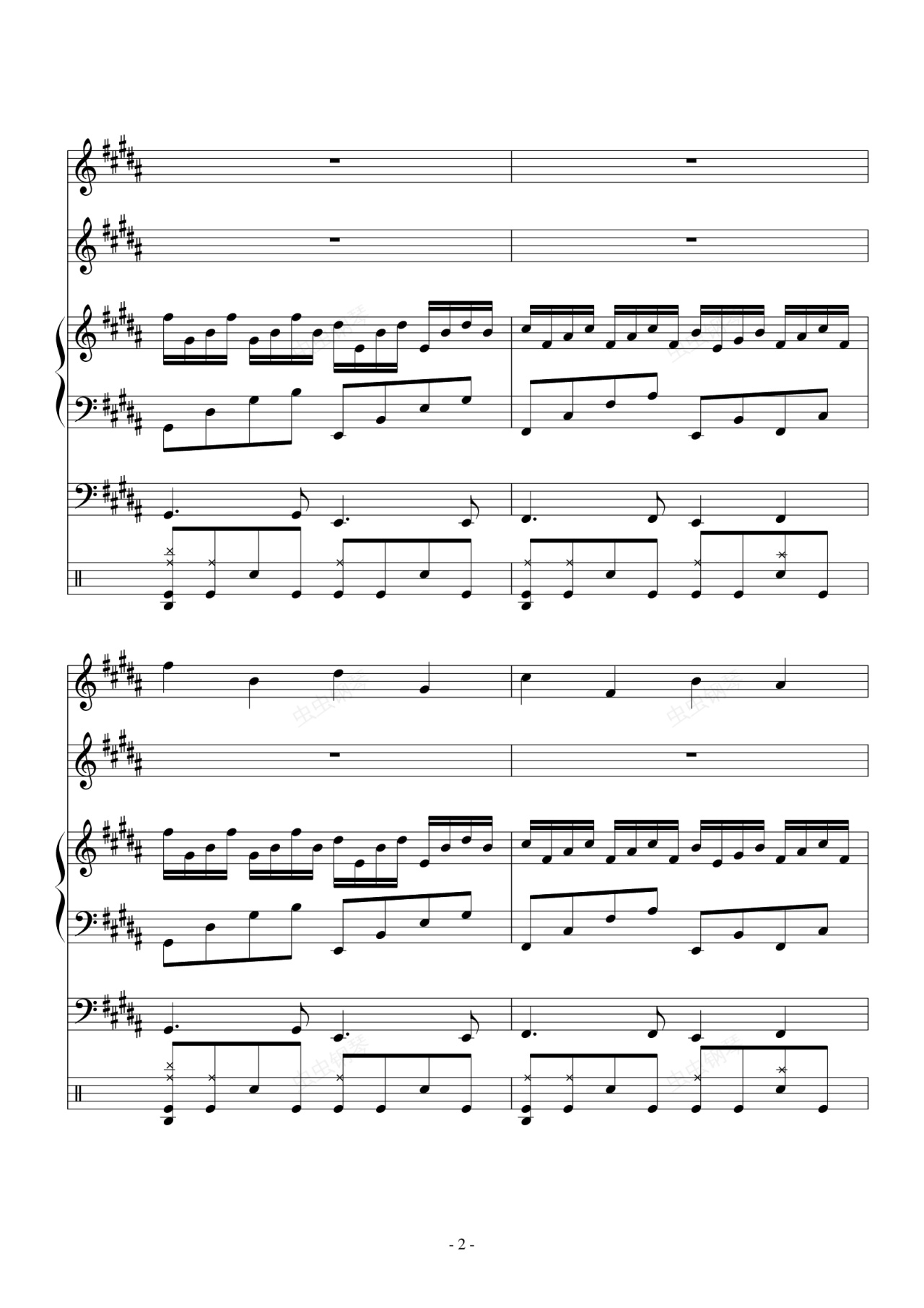 光晕,光晕钢琴谱,光晕-钢琴谱,光晕钢琴谱大全,虫虫钢琴谱下载-www.