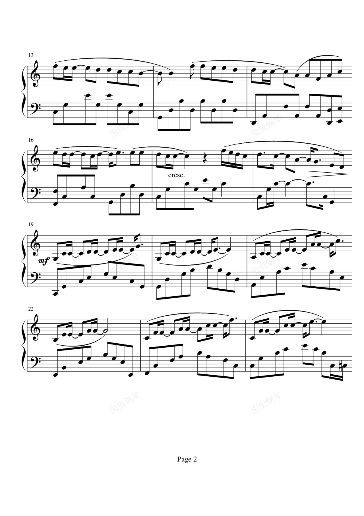 十面埋伏,十面埋伏钢琴谱,十面埋伏-钢琴谱,十面埋伏钢琴谱大全,虫虫