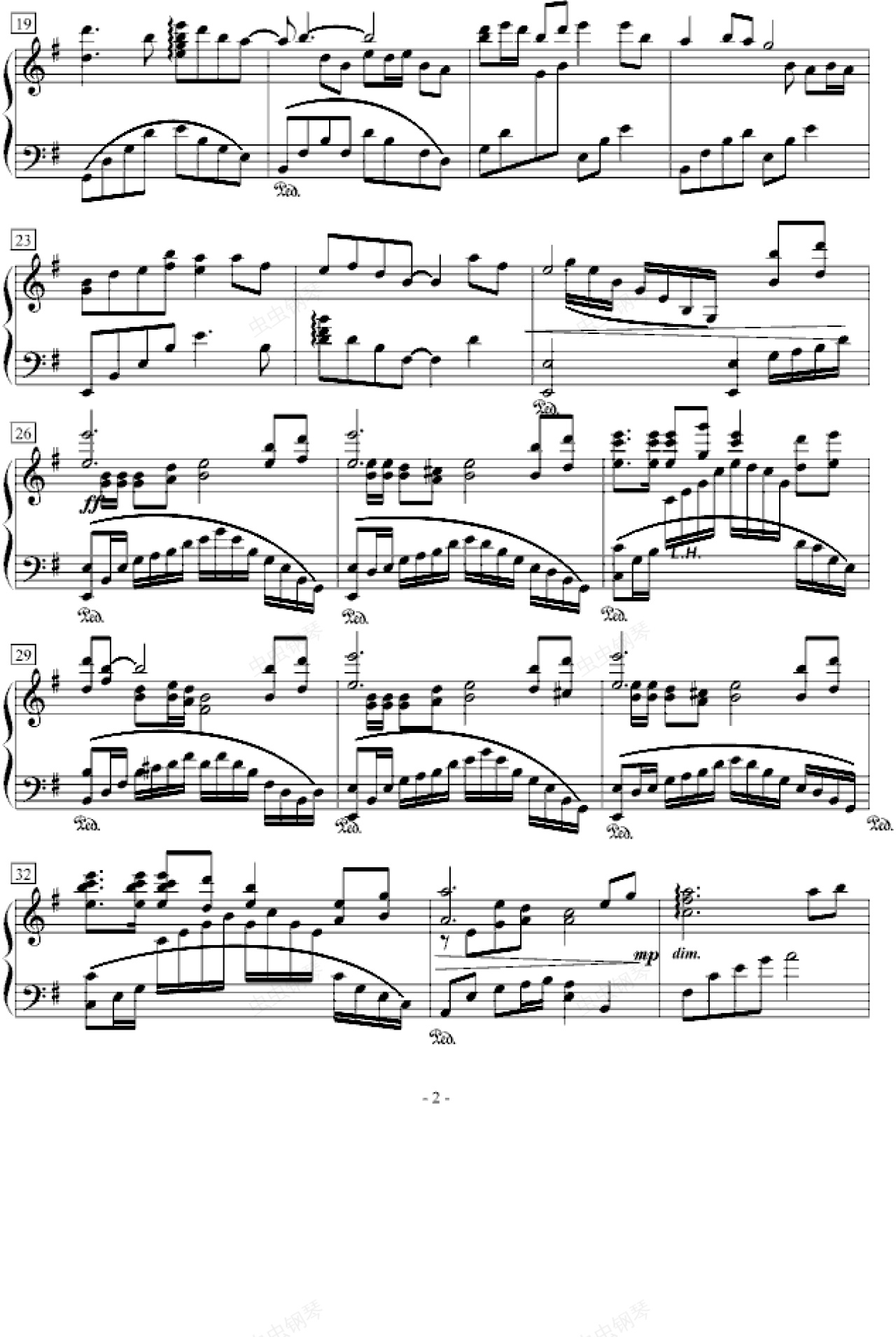 为了谁,为了谁钢琴谱,为了谁-钢琴谱,为了谁钢琴谱大全,虫虫钢琴谱