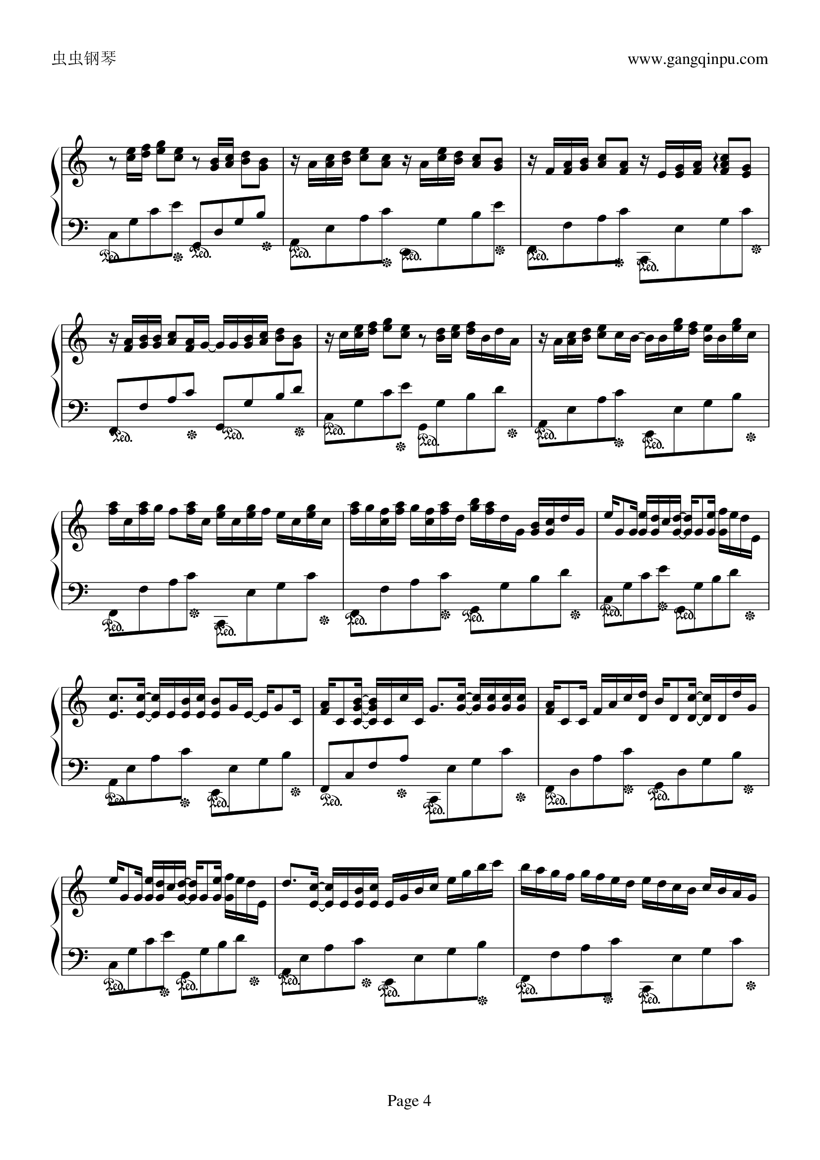 canon in d major吉他谱 - 虫虫吉他谱免费下载 - 虫虫乐谱