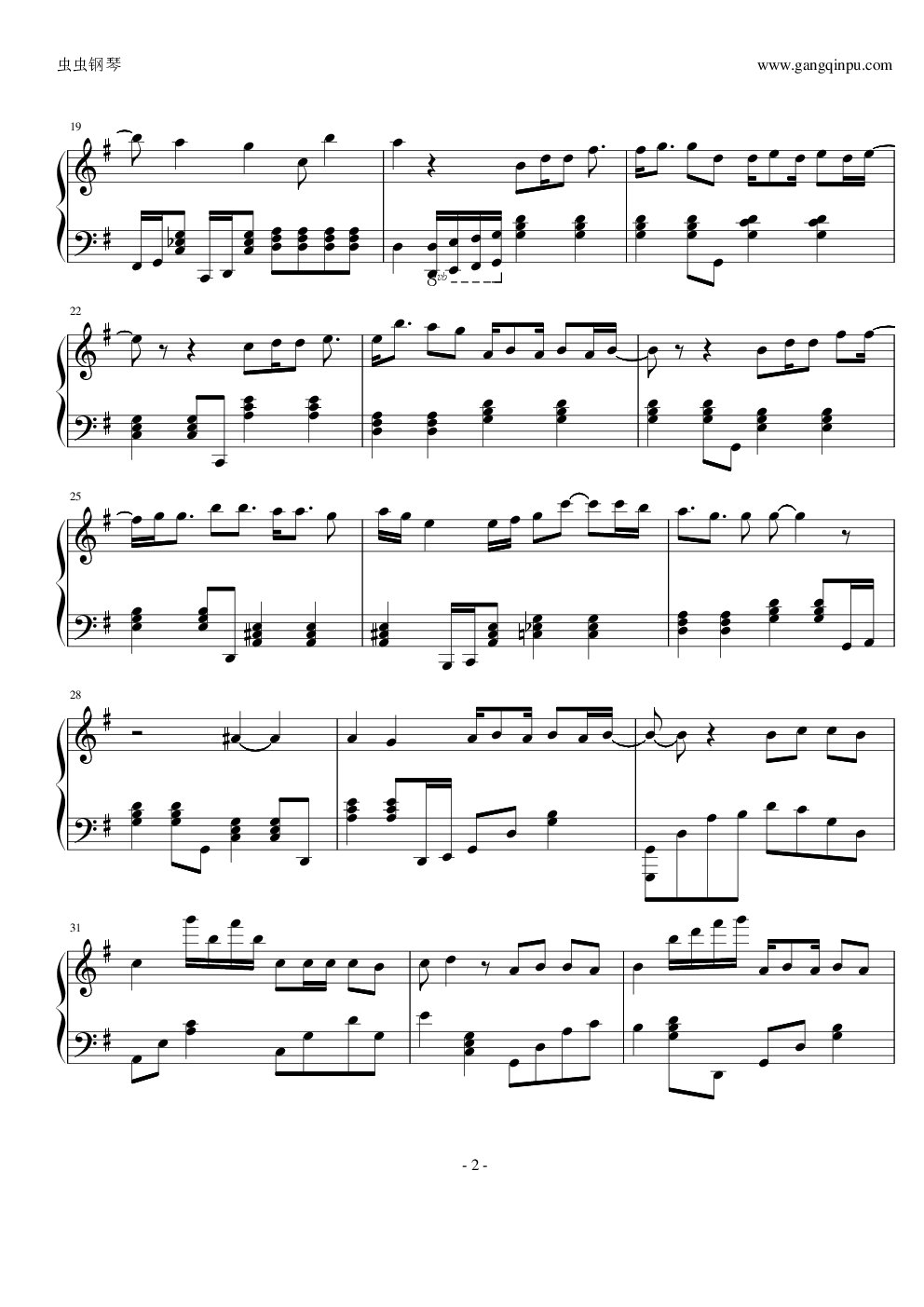 鱼钢琴谱-破云ぁ胧月-虫虫乐谱