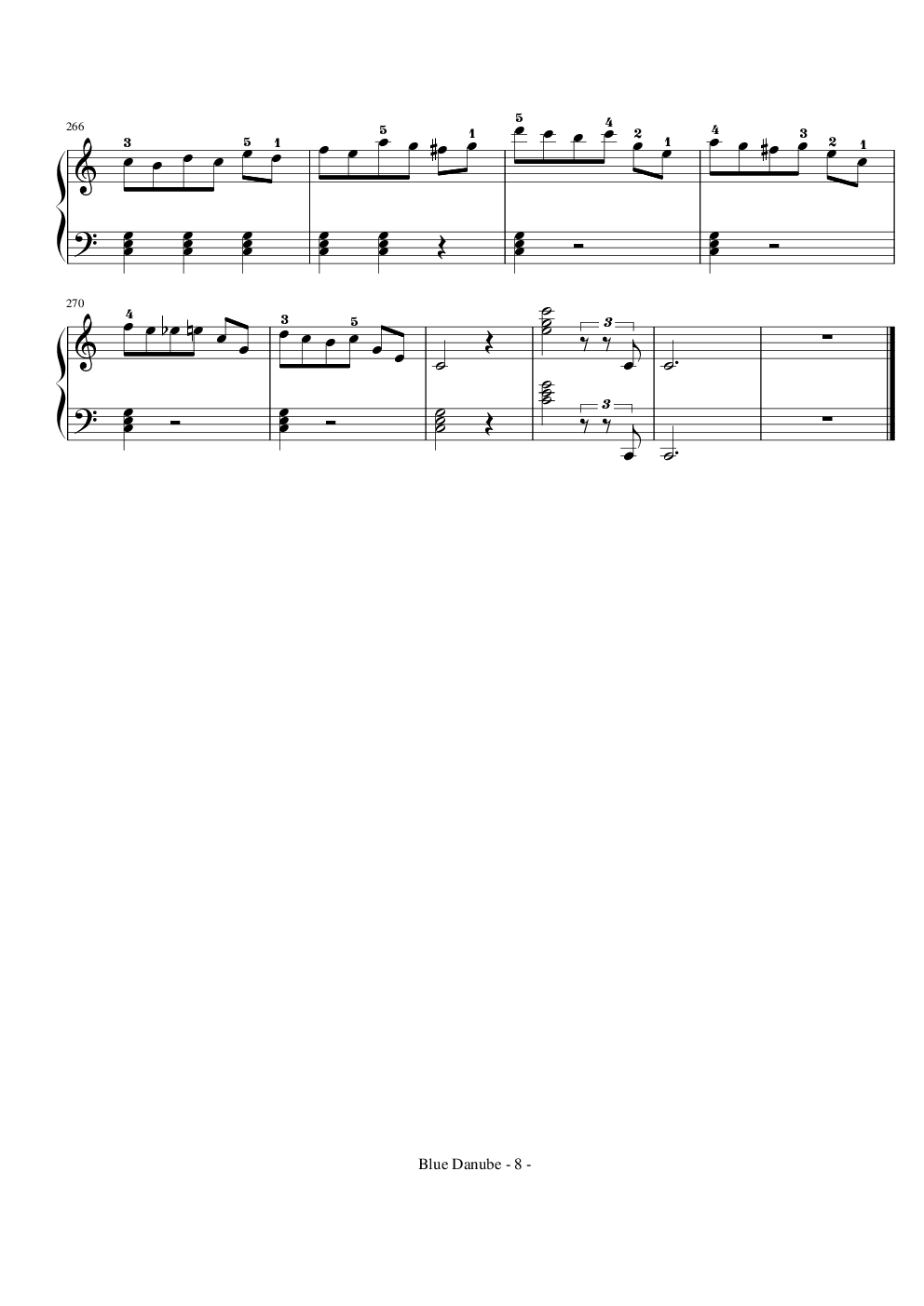 蓝色多瑙河-完整(简化)版-带指法(已删除)