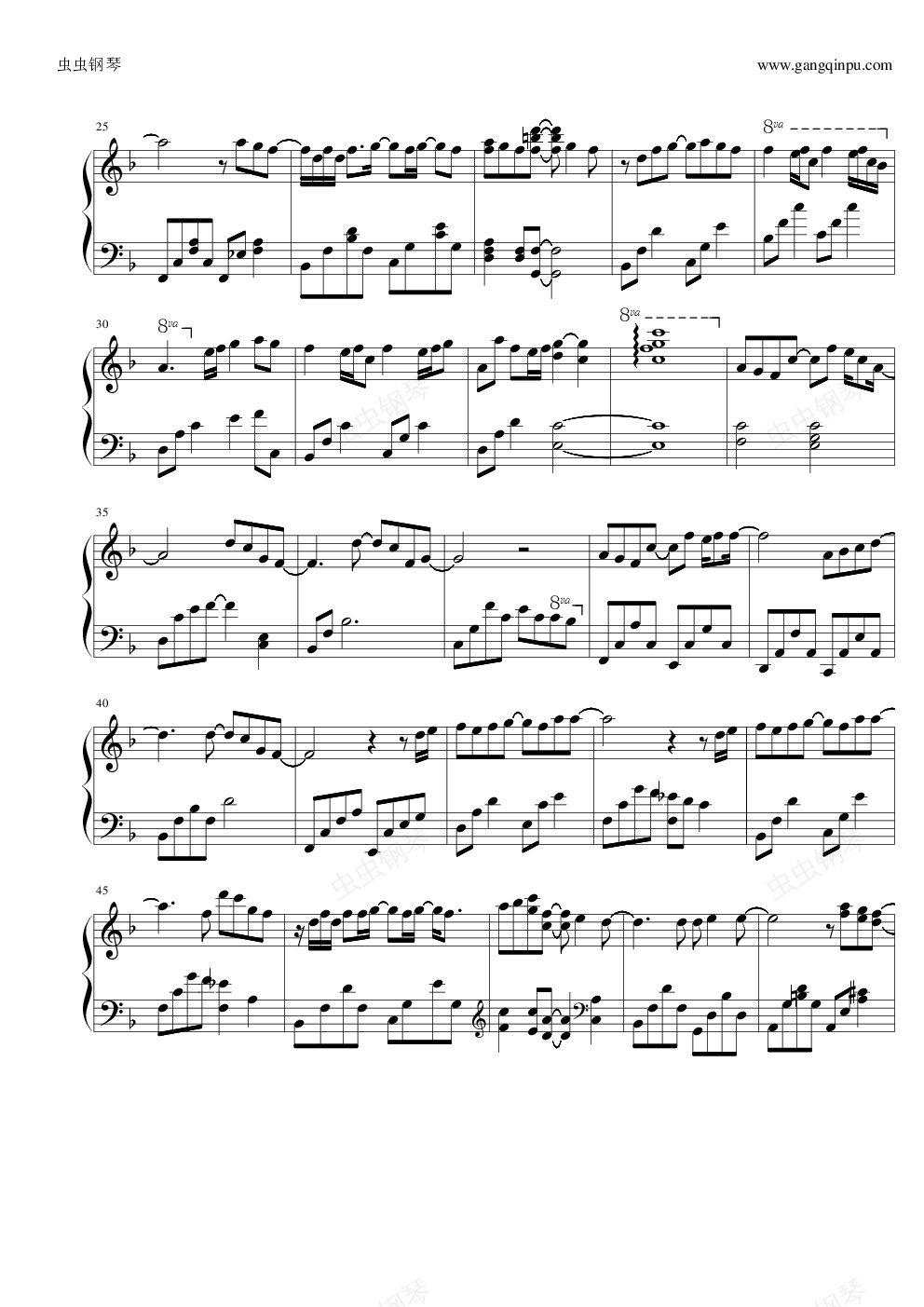 带我走(杨承琳),带我走(杨承琳)钢琴谱,带我走(杨承琳)-钢琴谱,带我走