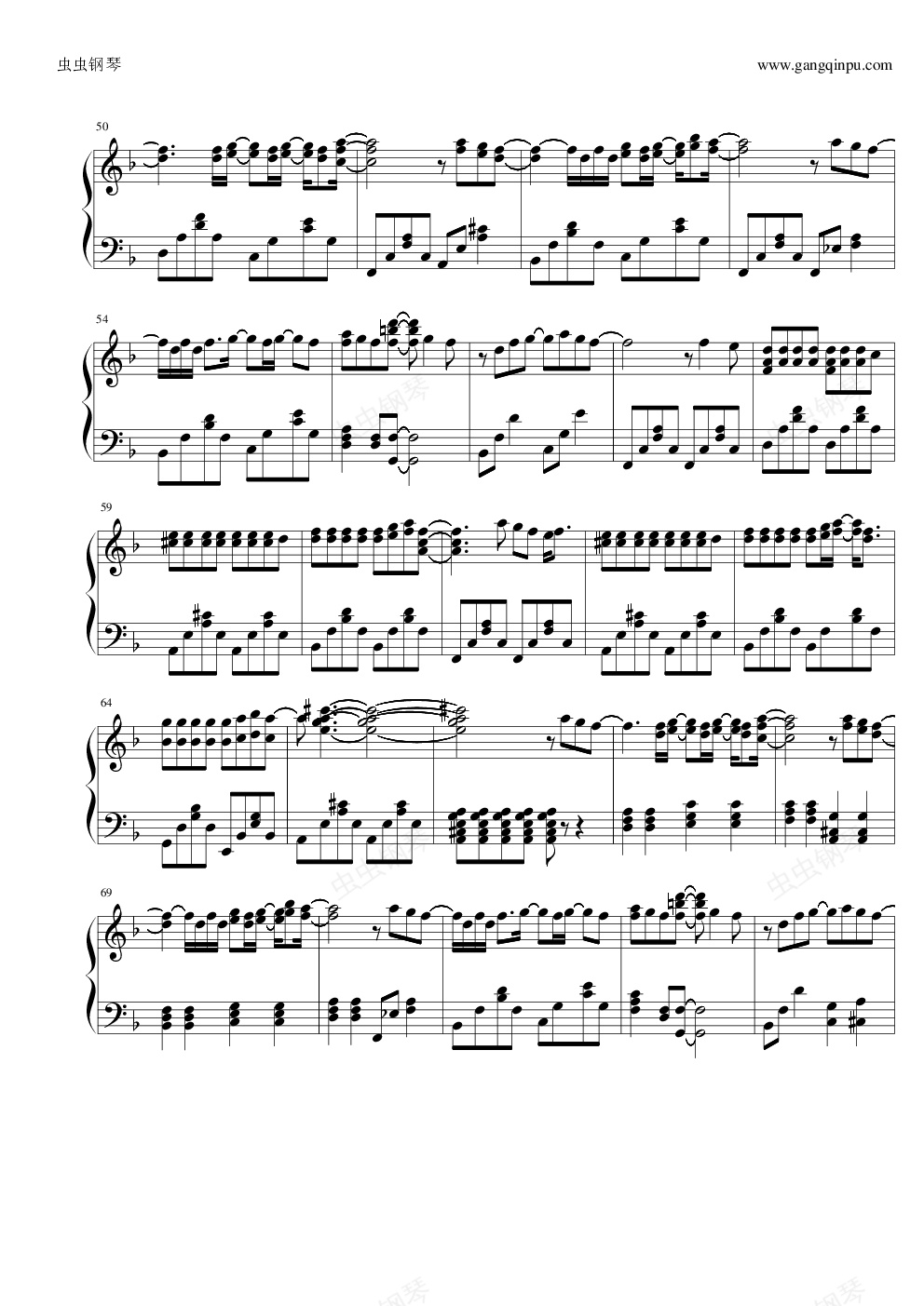 带我走(杨承琳),带我走(杨承琳)钢琴谱,带我走(杨承琳)-钢琴谱,带我走