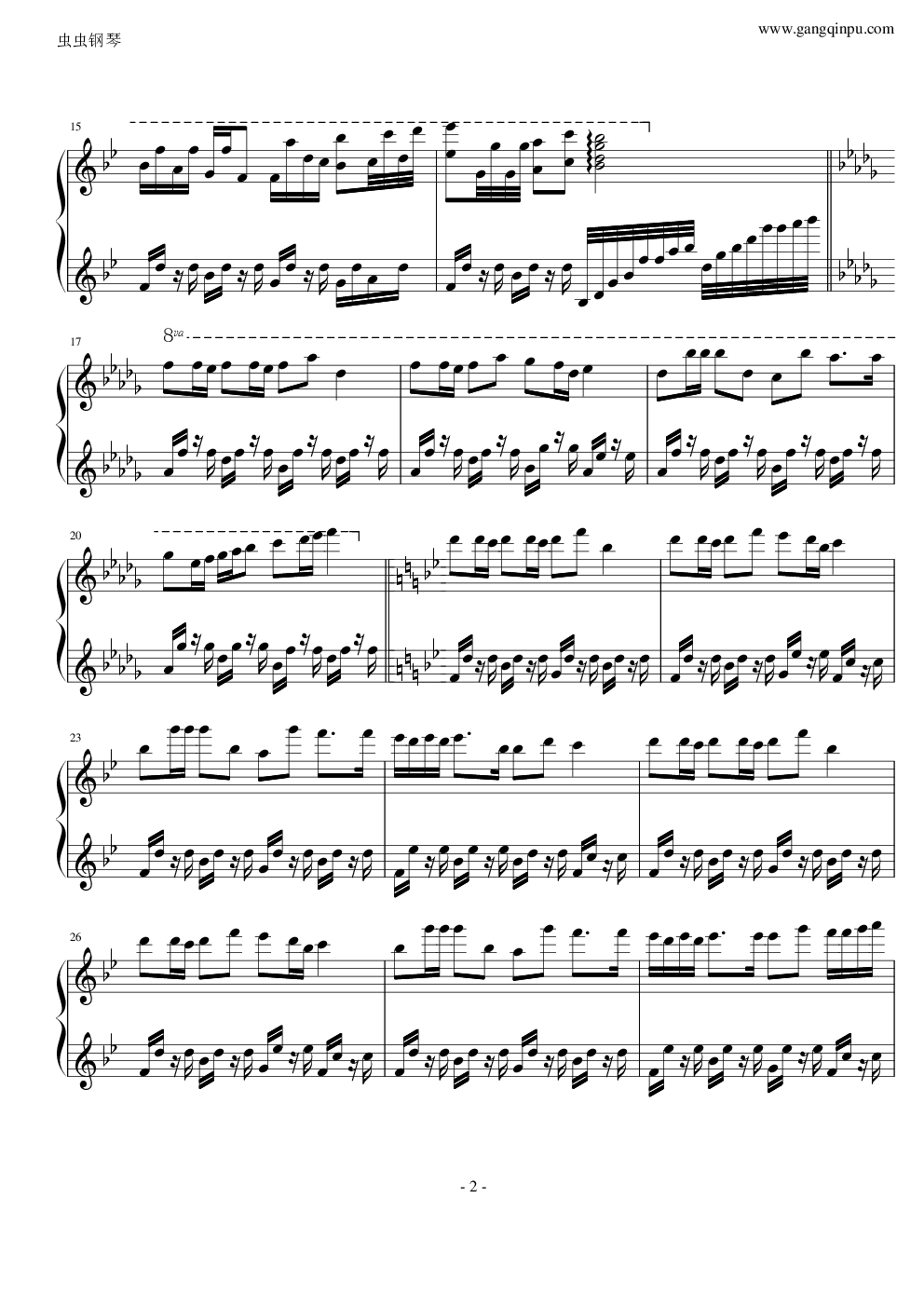 爱一点钢琴谱-phagen-虫虫乐谱