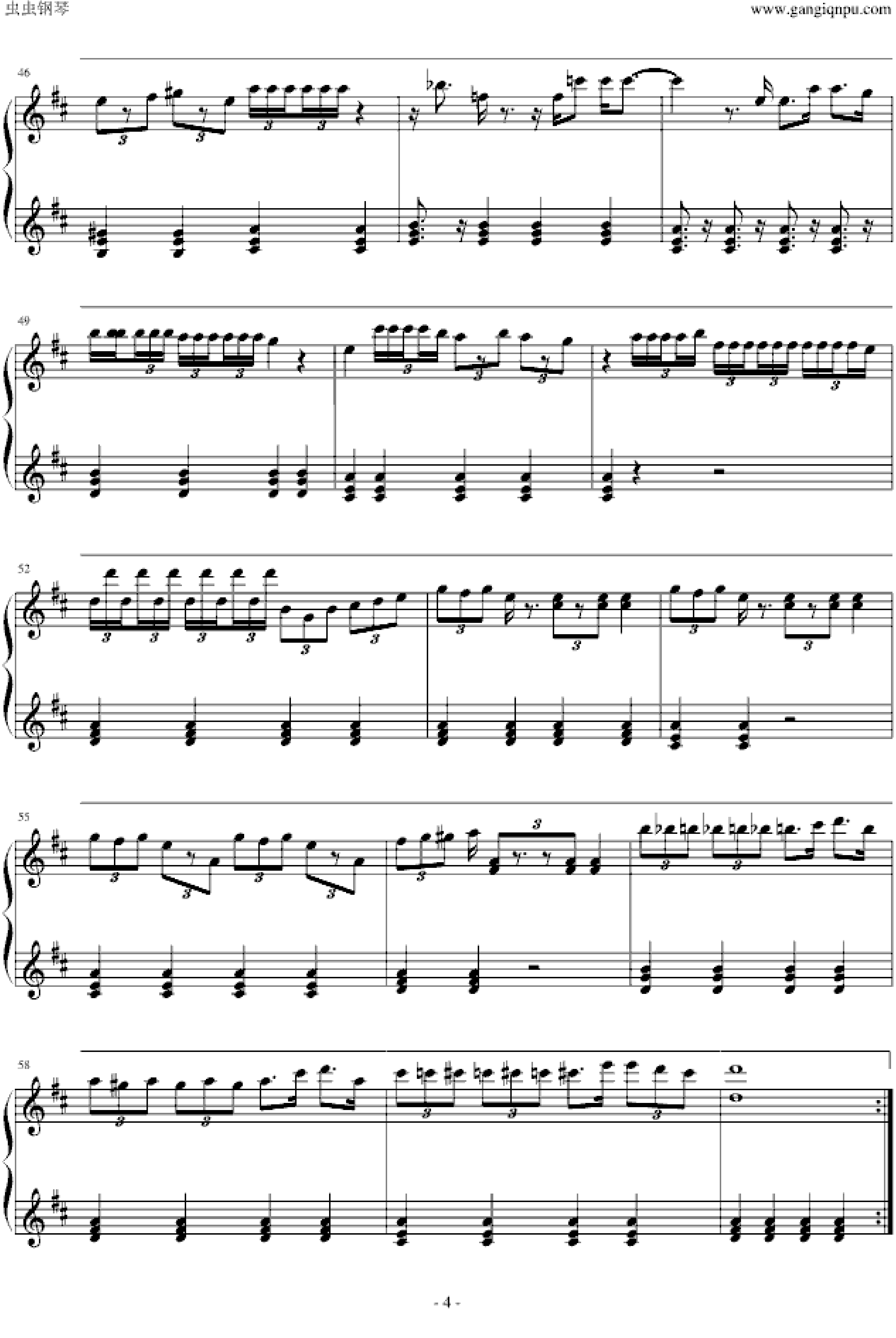 哆啦a梦(机器猫)(叮铛)钢琴谱-rhythmgggg-虫虫乐谱