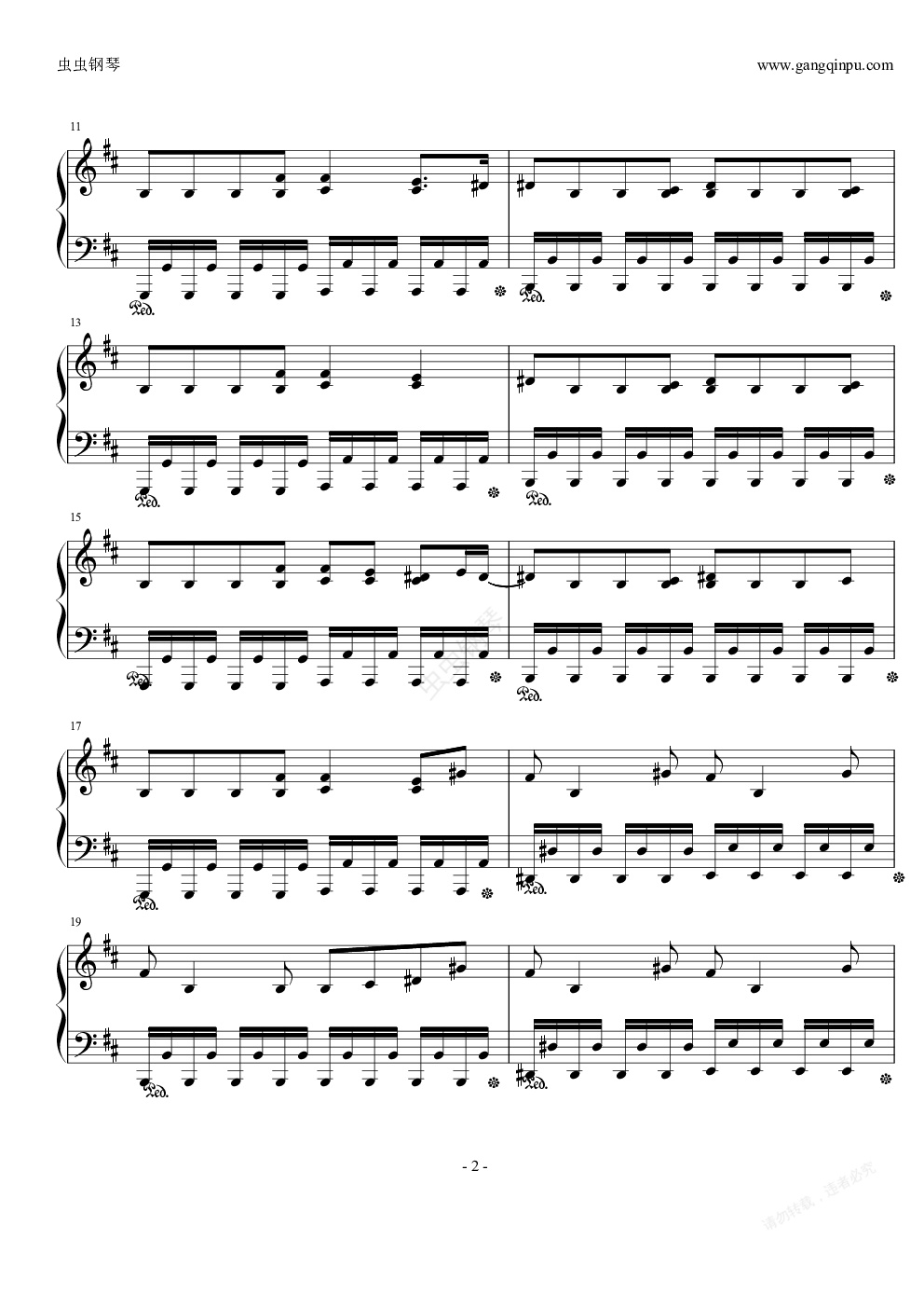 pray - 银魂 op1钢琴谱-wangmm-虫虫钢琴