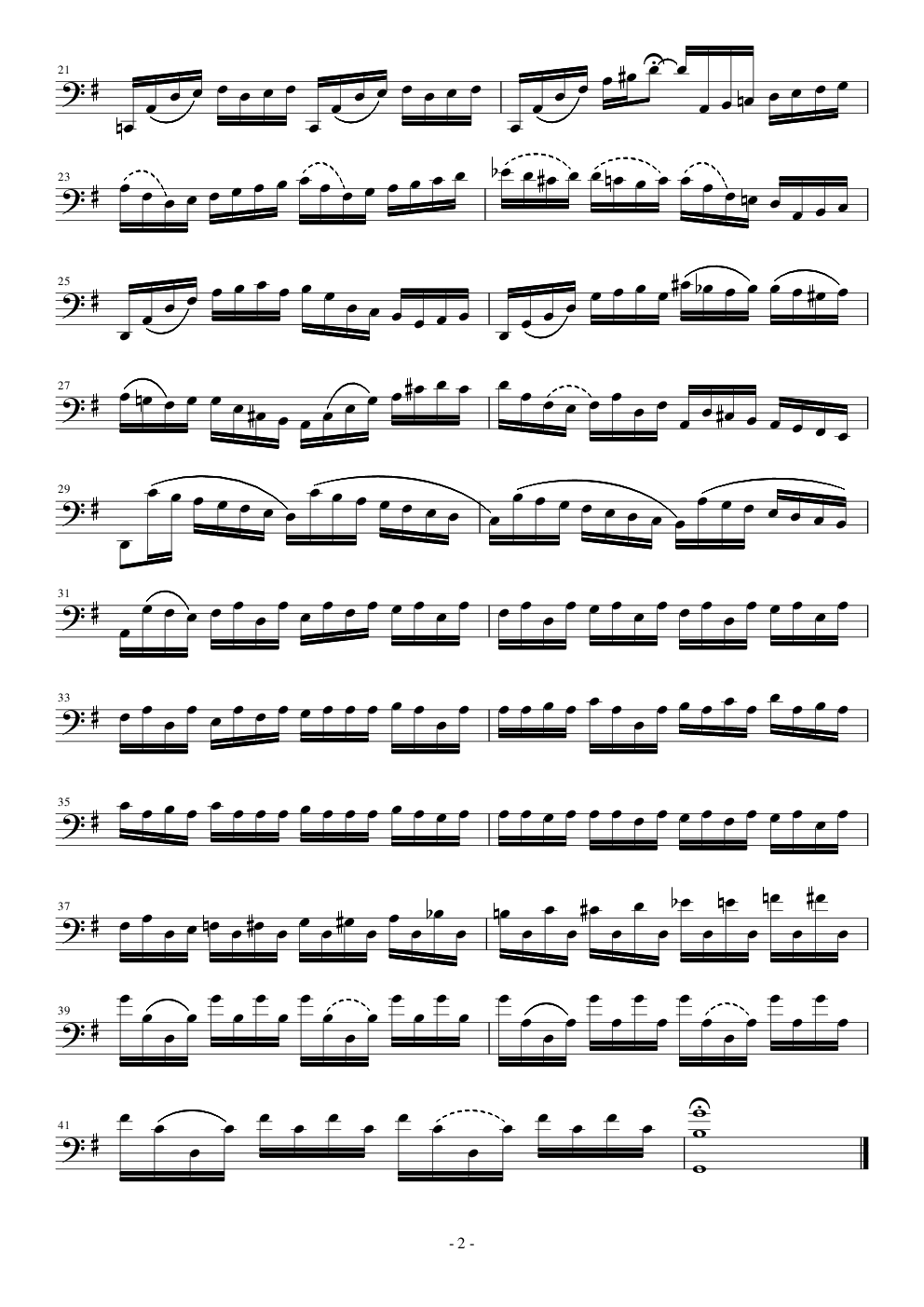 巴赫大提琴（1）