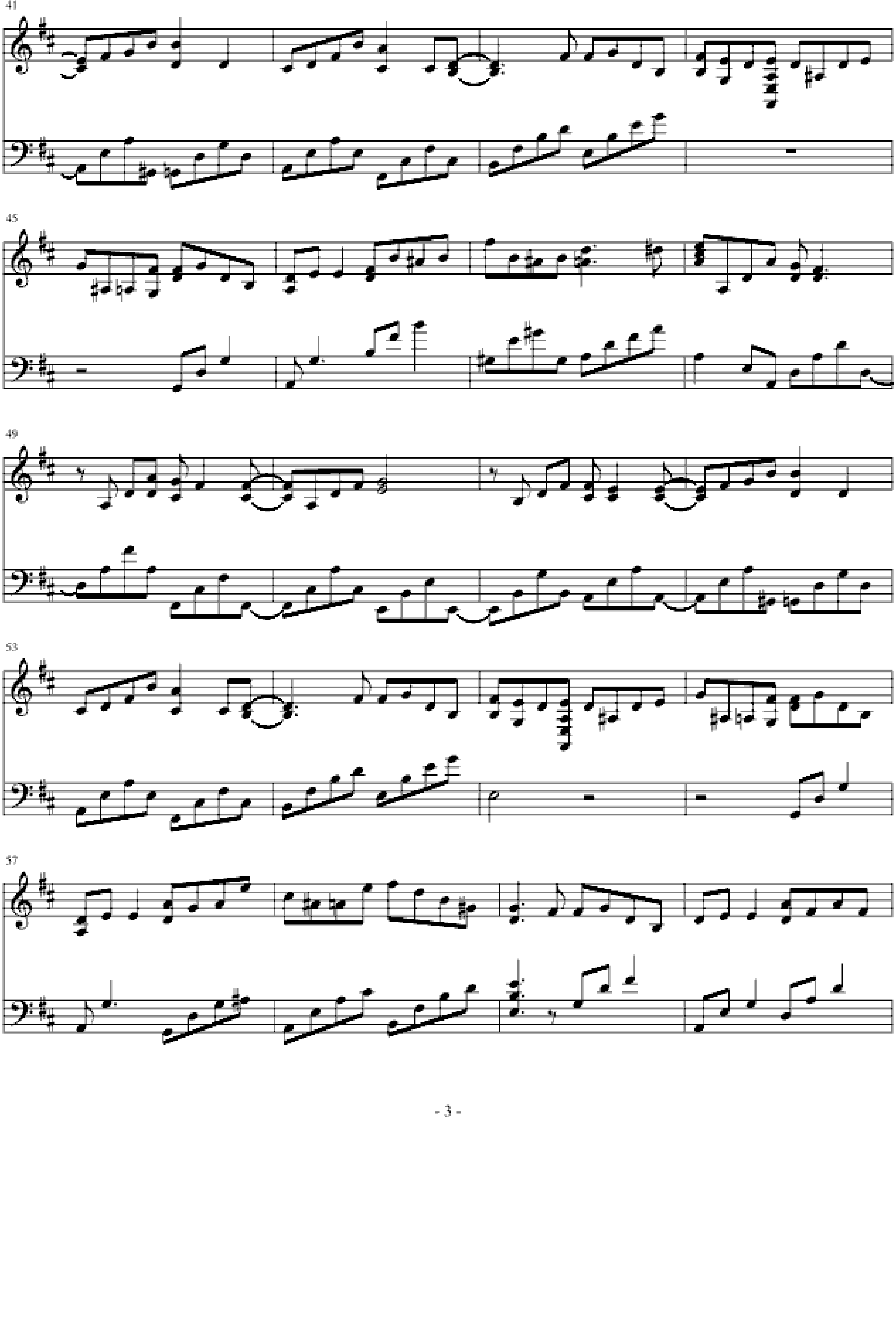 薰衣草钢琴谱-圆圆怕蚊子-虫虫乐谱