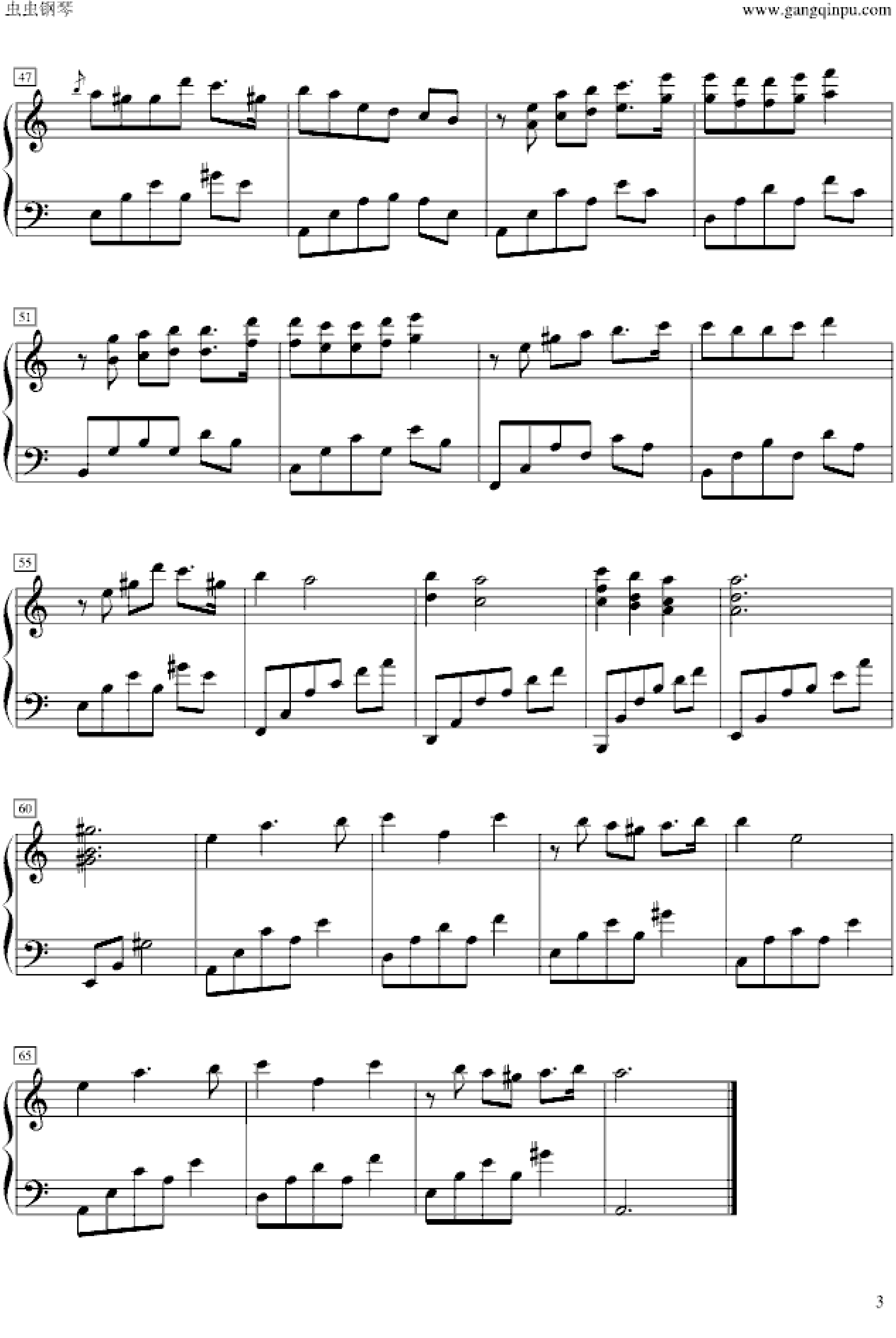 春天华尔兹-之song of island钢琴谱-wanpeipei83-虫虫乐谱