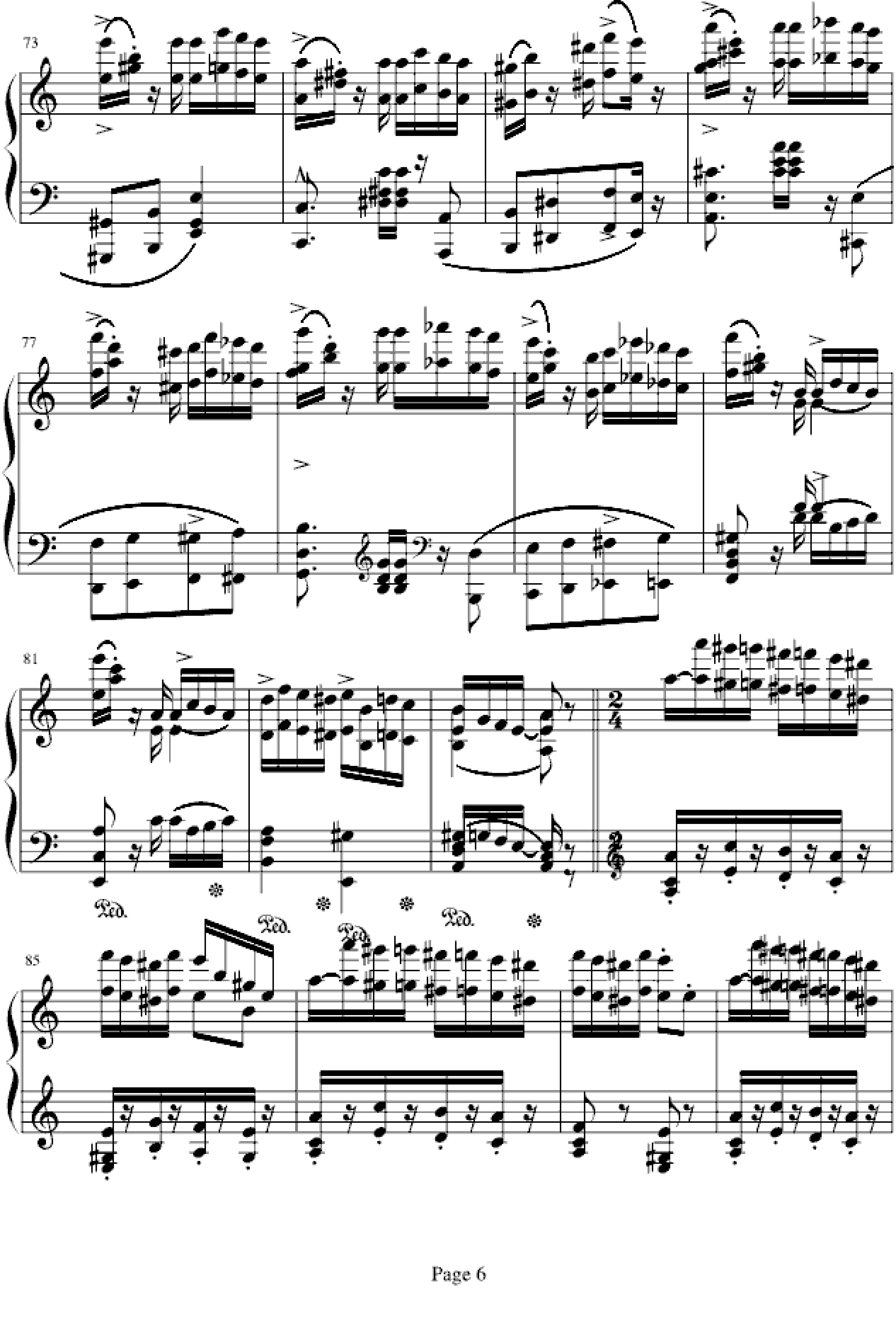 帕格尼尼大练习曲NO.6