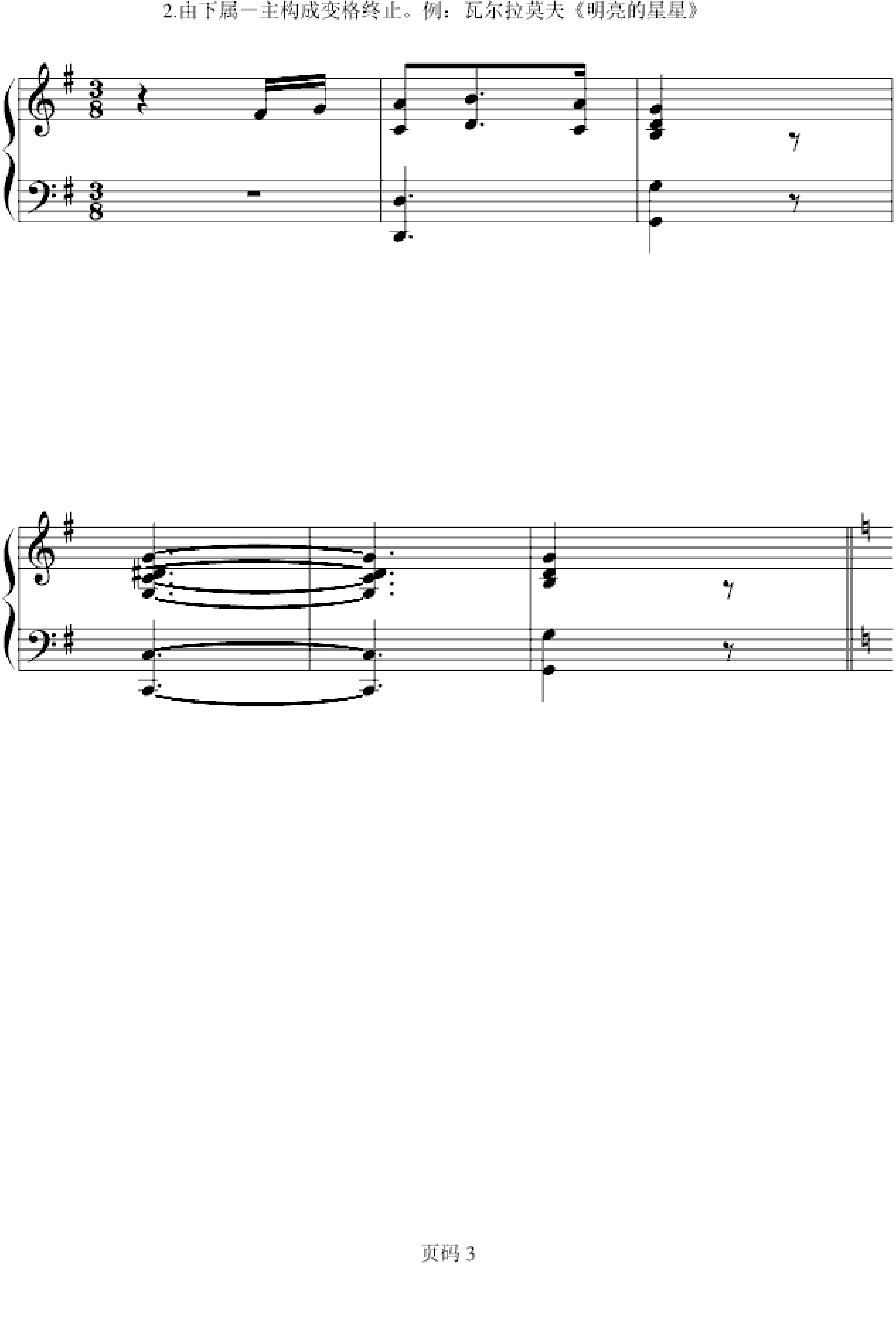 和声基础教程系列—02—和弦转换与终止式