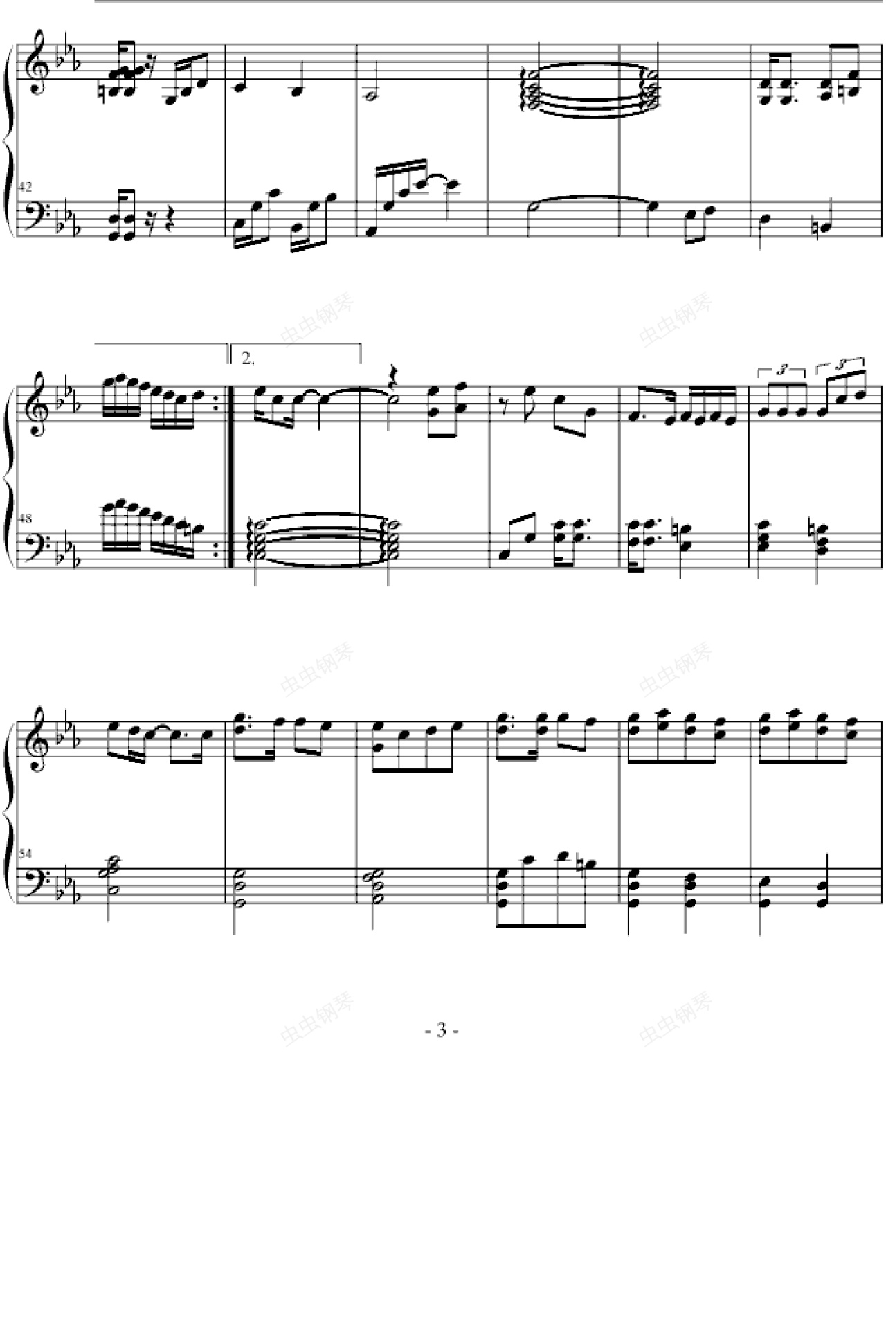 酷爱,酷爱钢琴谱,酷爱-钢琴谱,酷爱钢琴谱大全,虫虫钢琴谱下载-www.