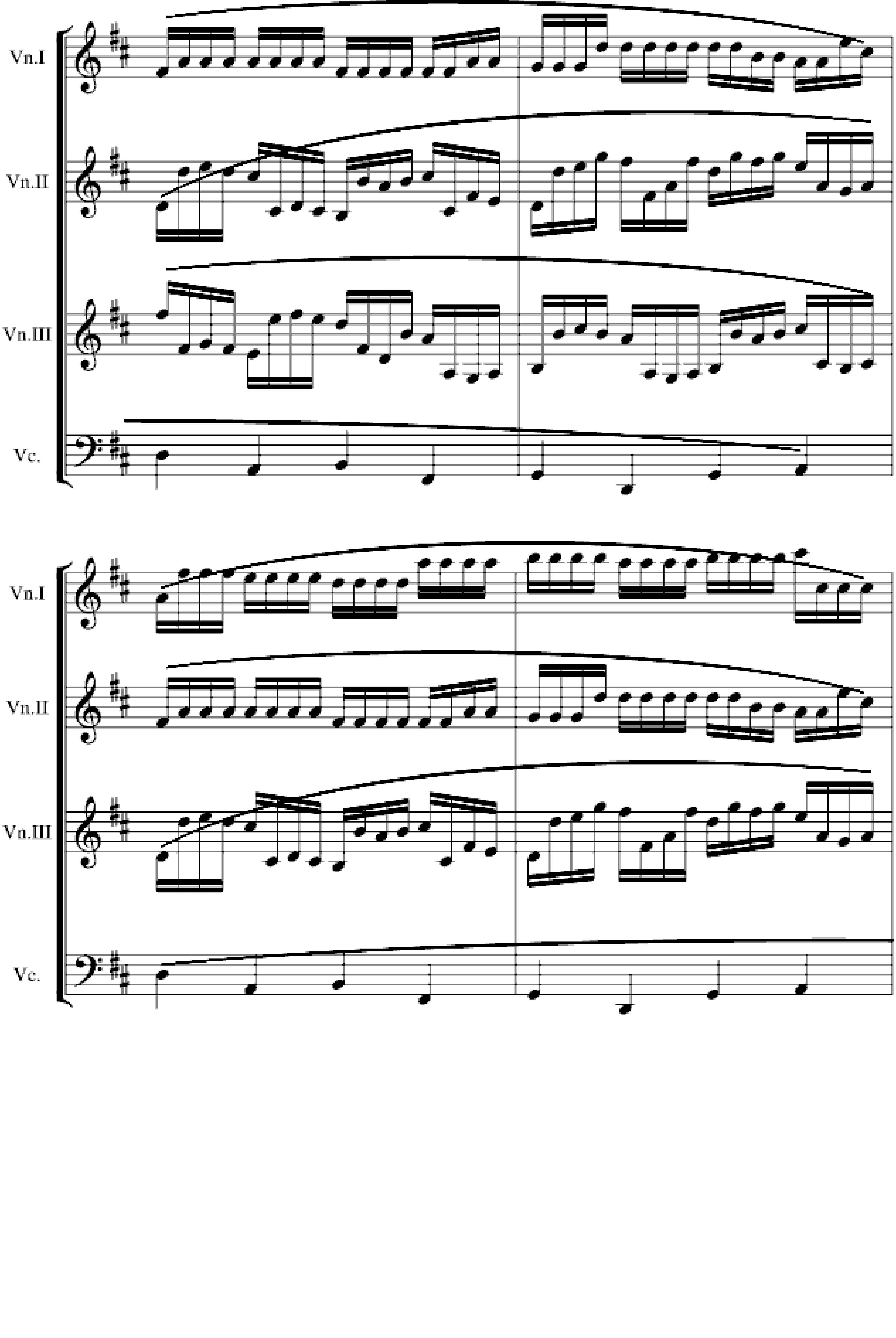 卡农交响曲(3小提琴+1大提琴)