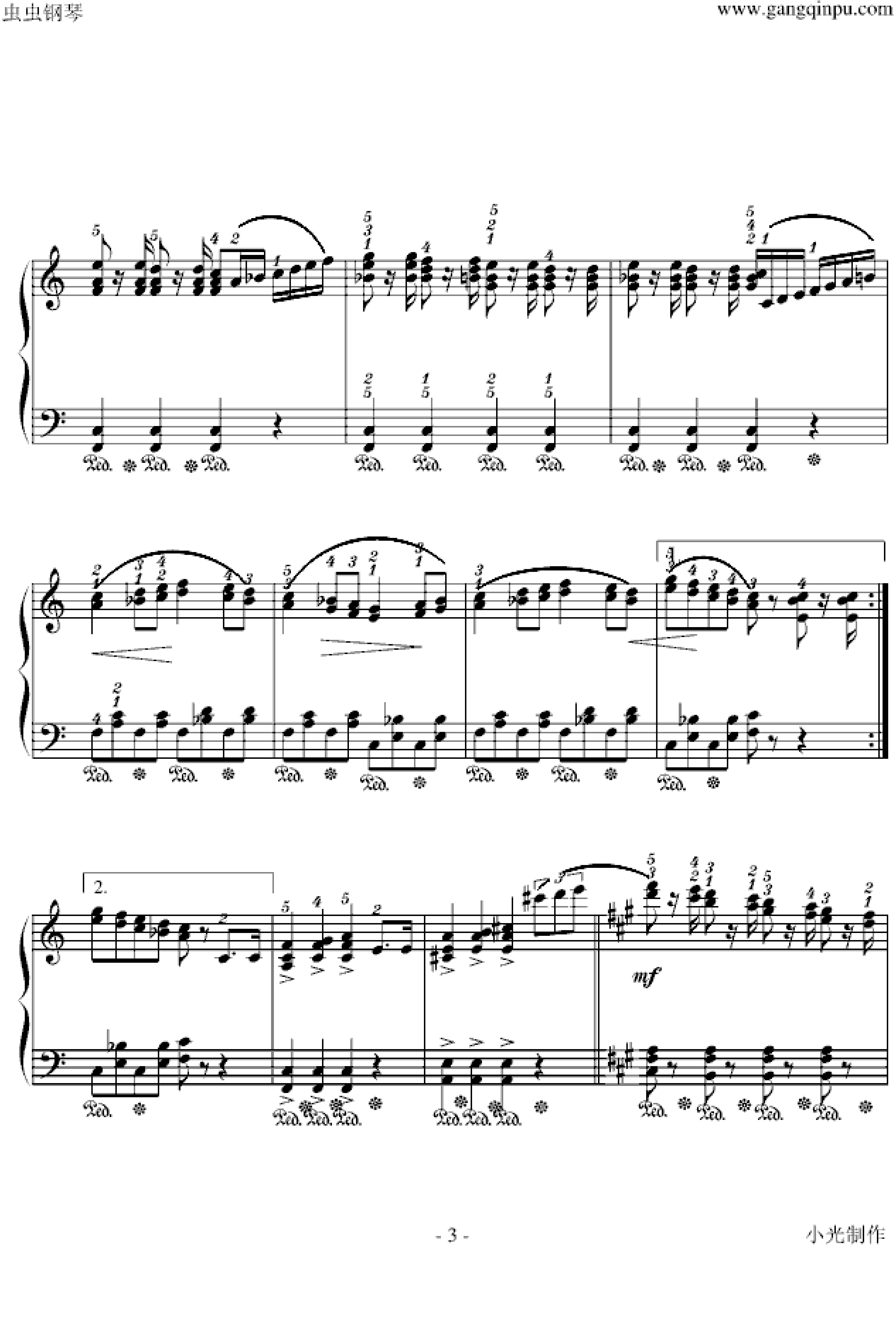 西班牙舞曲-小光版