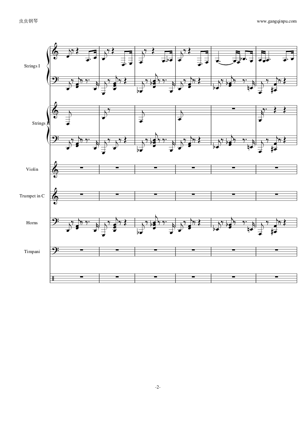 Jack Sparrow-加勒比海盗 总谱