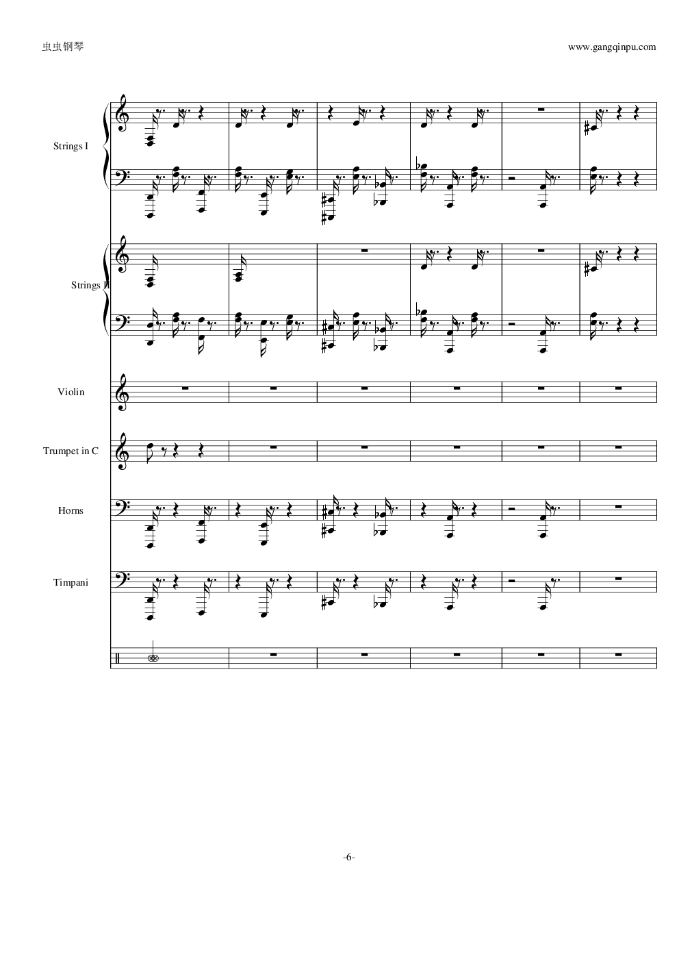 Jack Sparrow-加勒比海盗 总谱