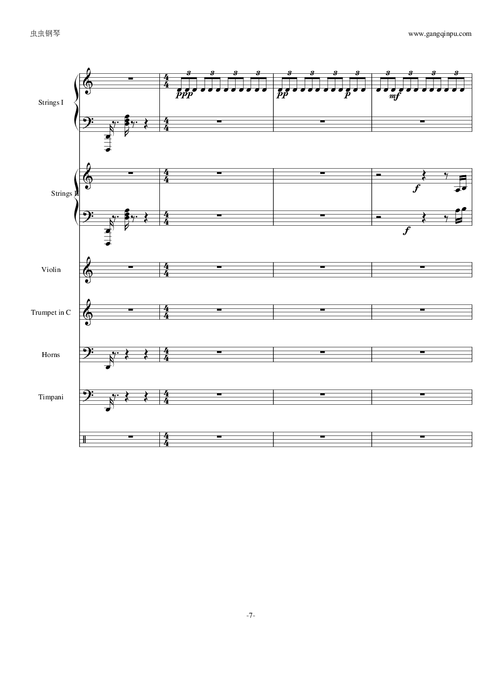 Jack Sparrow-加勒比海盗 总谱