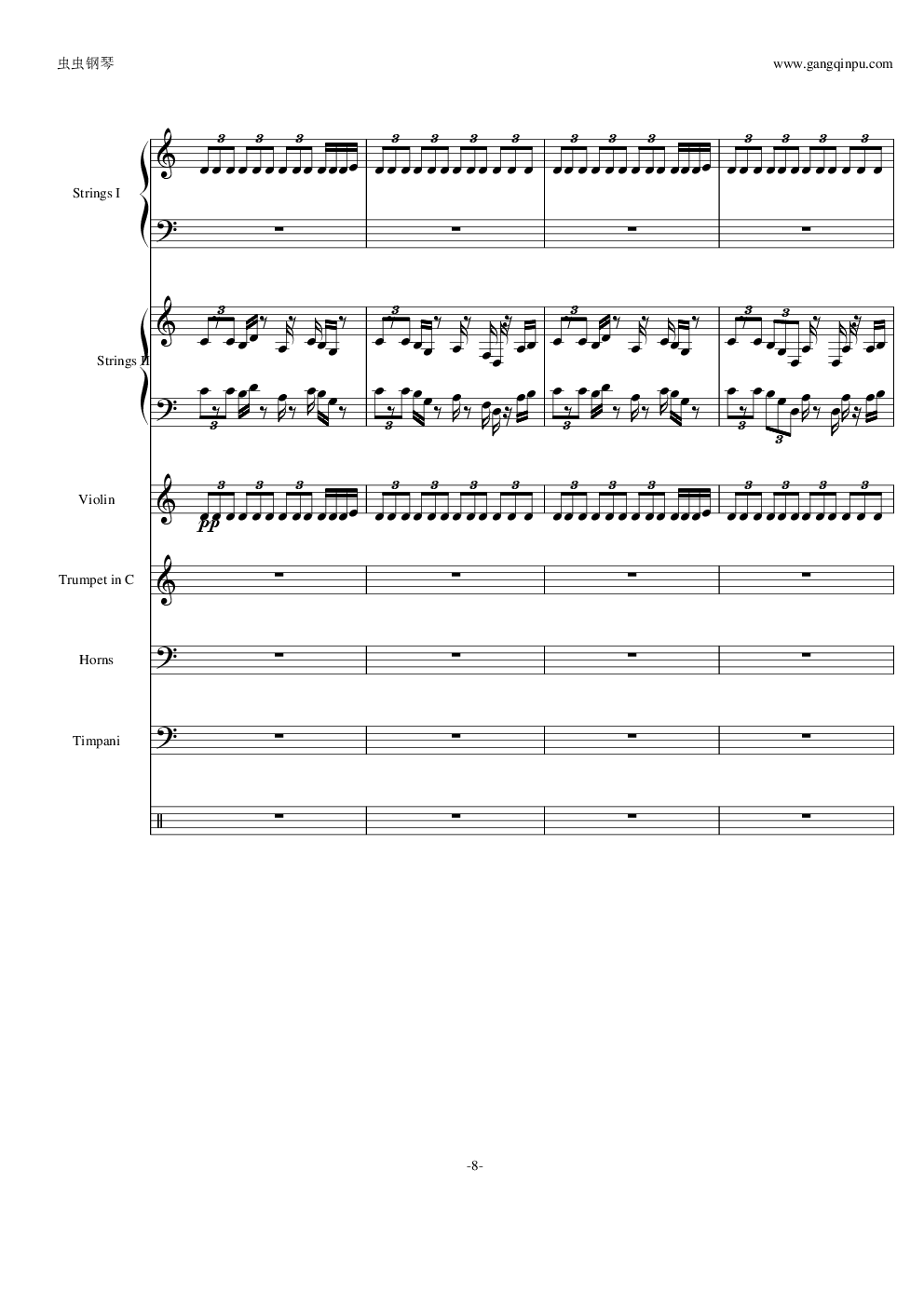 Jack Sparrow-加勒比海盗 总谱