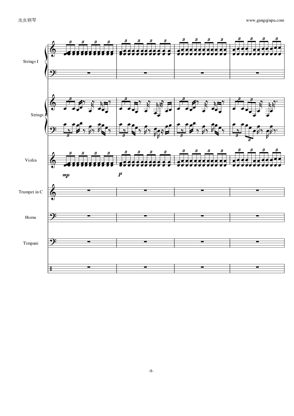 Jack Sparrow-加勒比海盗 总谱