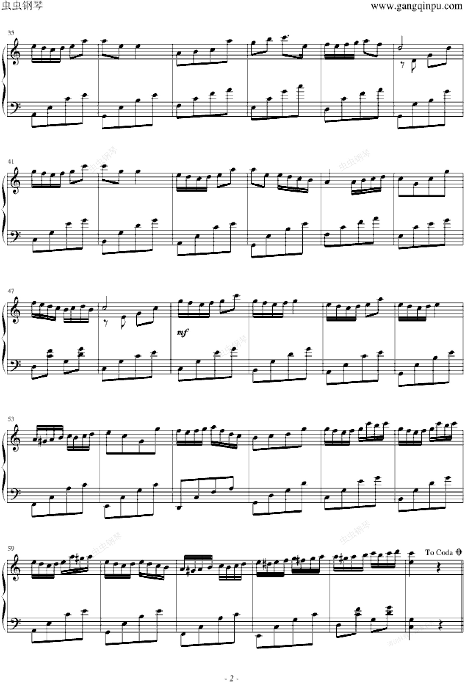 相约卡农,相约卡农钢琴谱,相约卡农-钢琴谱,相约卡农钢琴谱大全,虫虫