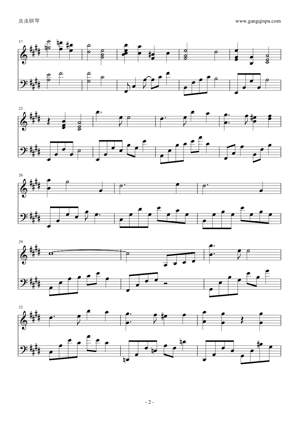 the godfather--教父钢琴谱-tripleapupil-虫虫乐谱