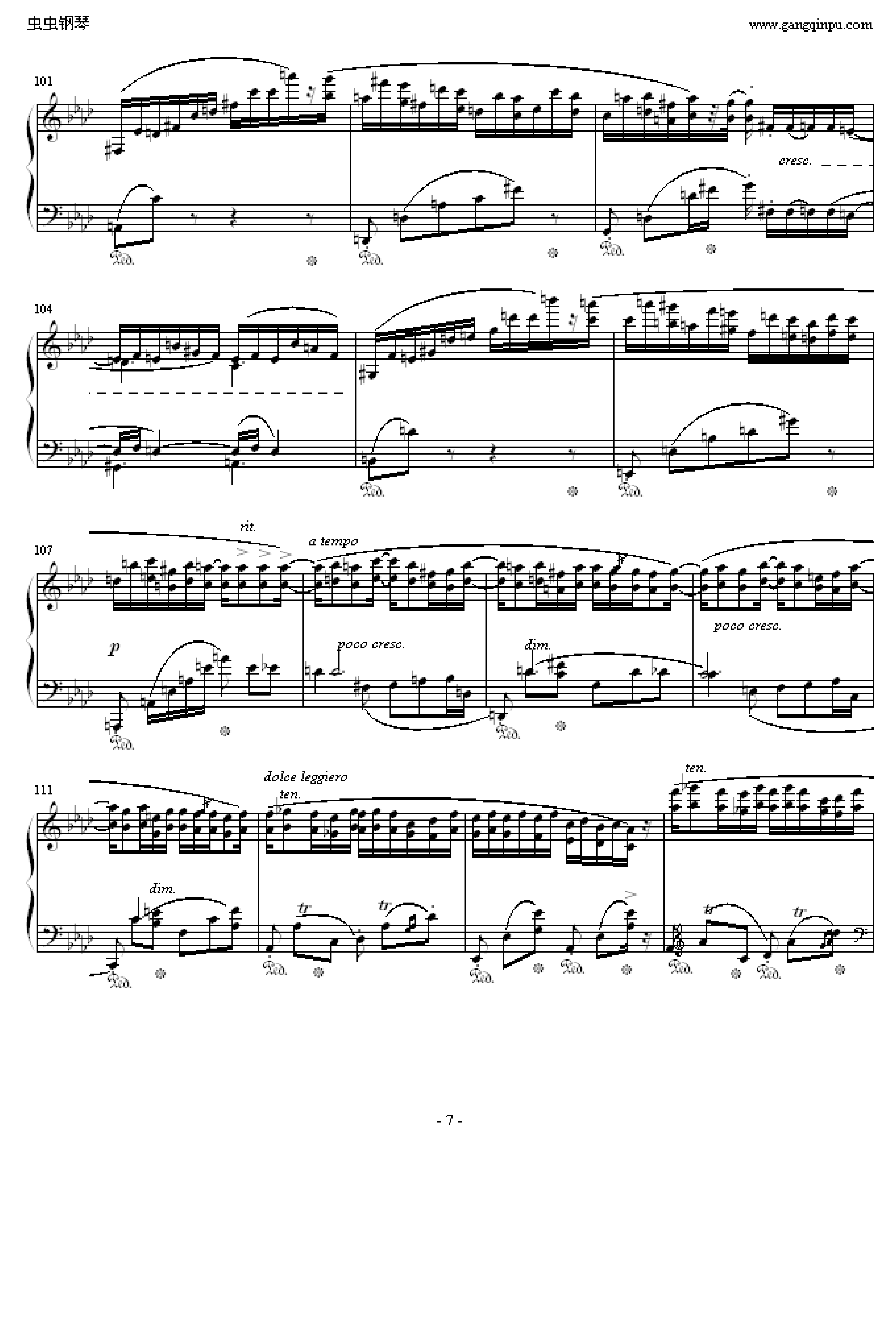 肖邦F小调第4叙事曲