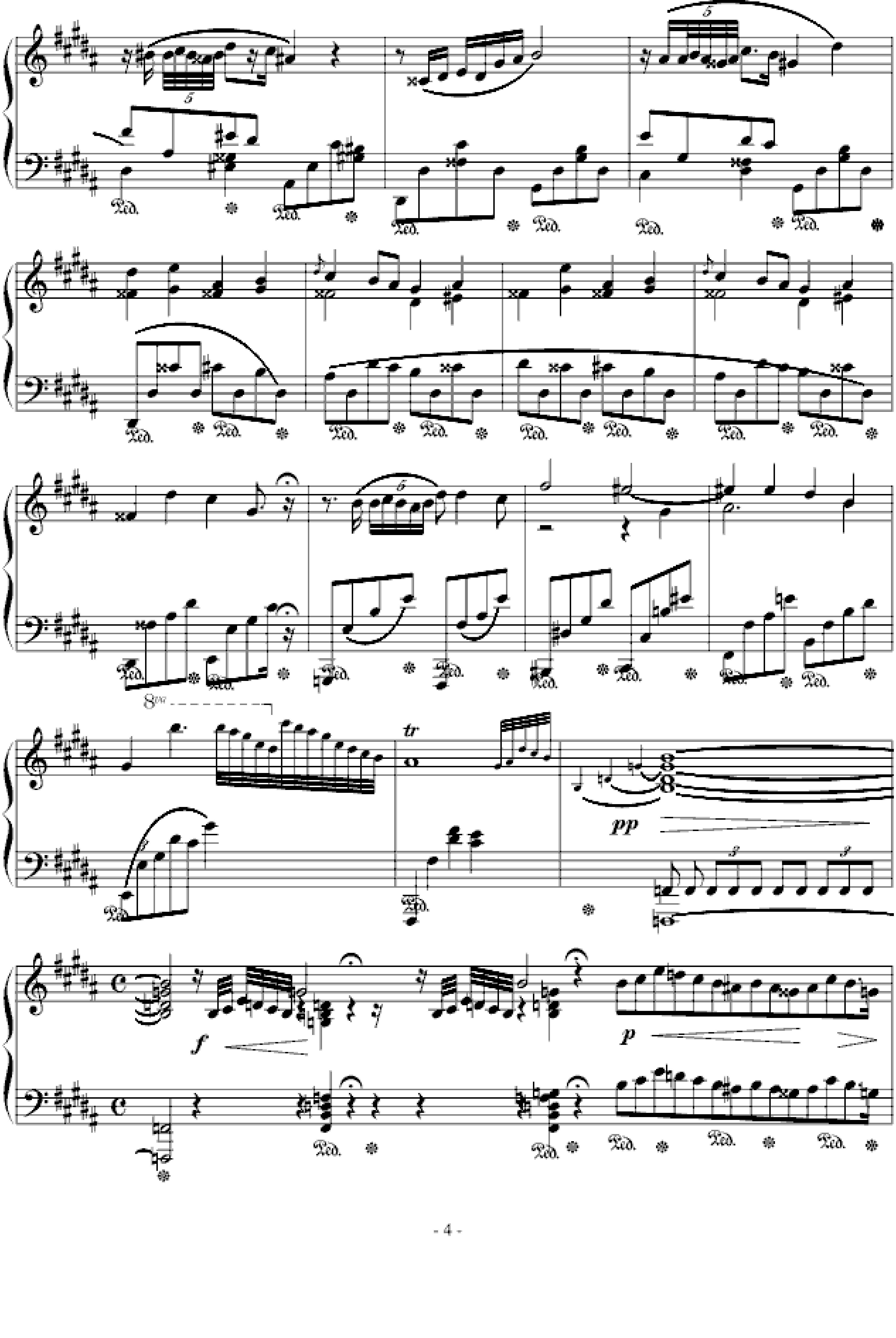 B大调夜曲Op.32 No.1