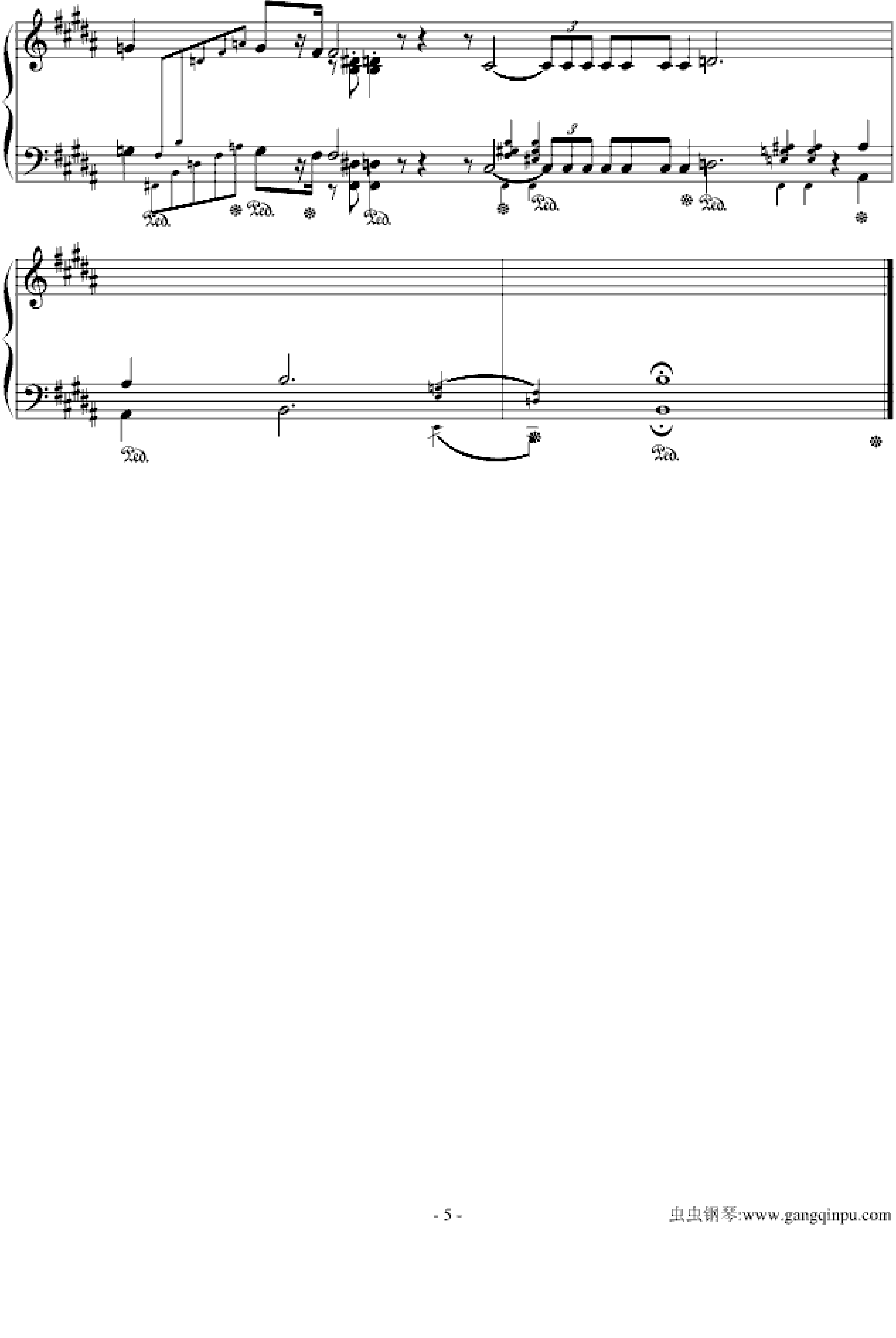 B大调夜曲Op.32 No.1